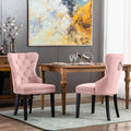 Hank Tufted Velvet Upholstered Dining Side Chair (Set of 2) - Costaelm