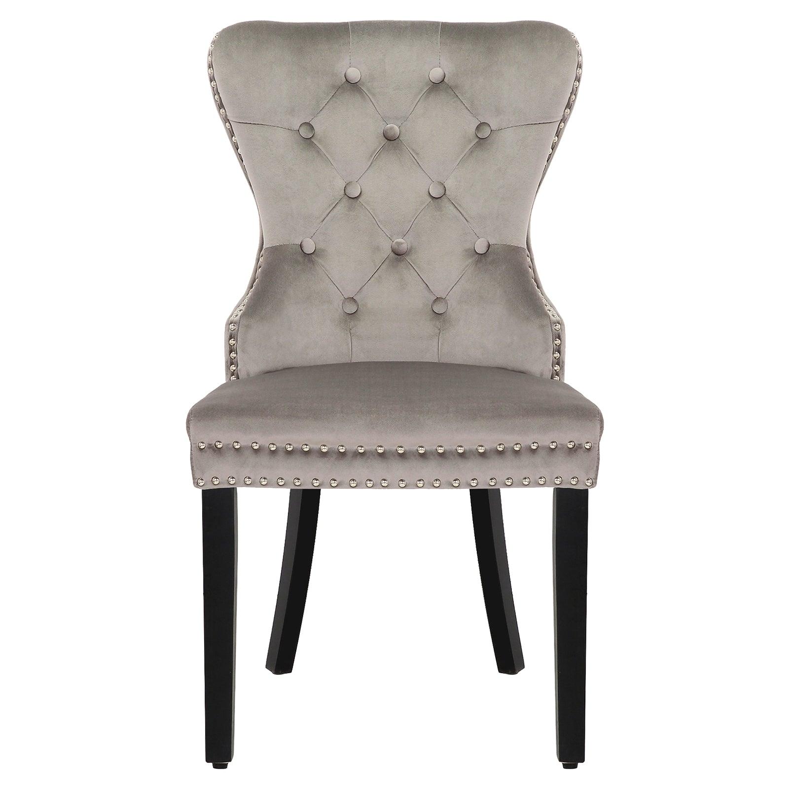 Hank Tufted Velvet Upholstered Dining Side Chair (Set of 4) - Costaelm