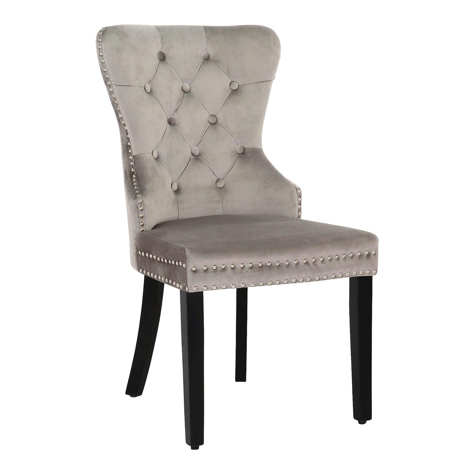 Hank Tufted Velvet Upholstered Dining Side Chair (Set of 4) - Costaelm