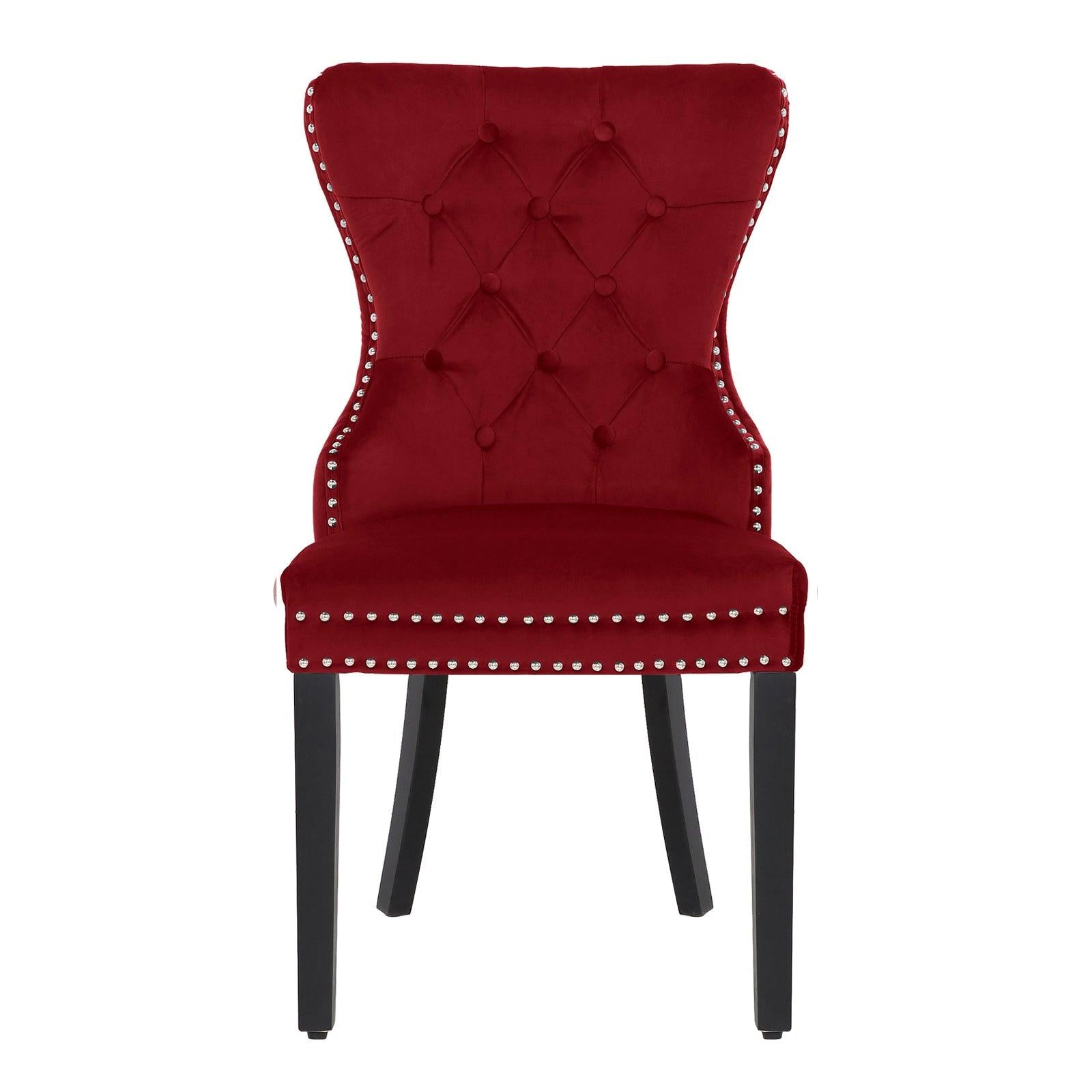 Hank Tufted Velvet Upholstered Dining Side Chair (Set of 4) - Costaelm