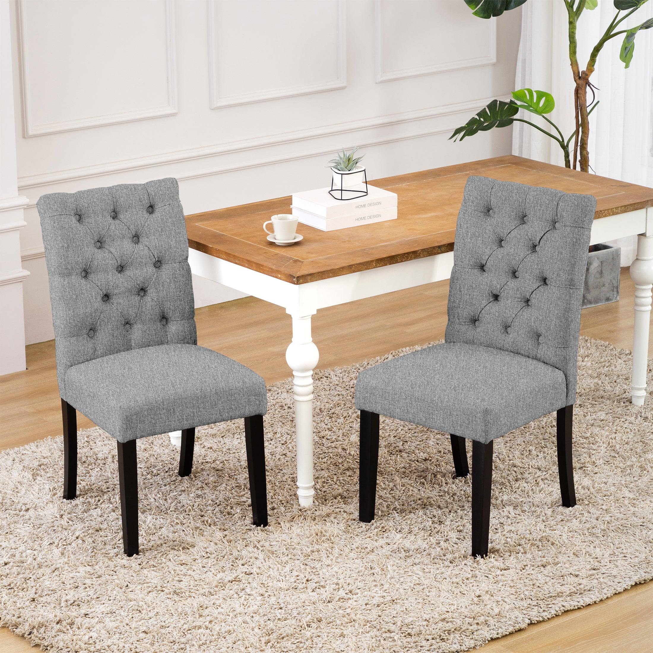 Jameson Tufted Upholstered Dining Side Chair (Set of 2) - Costaelm