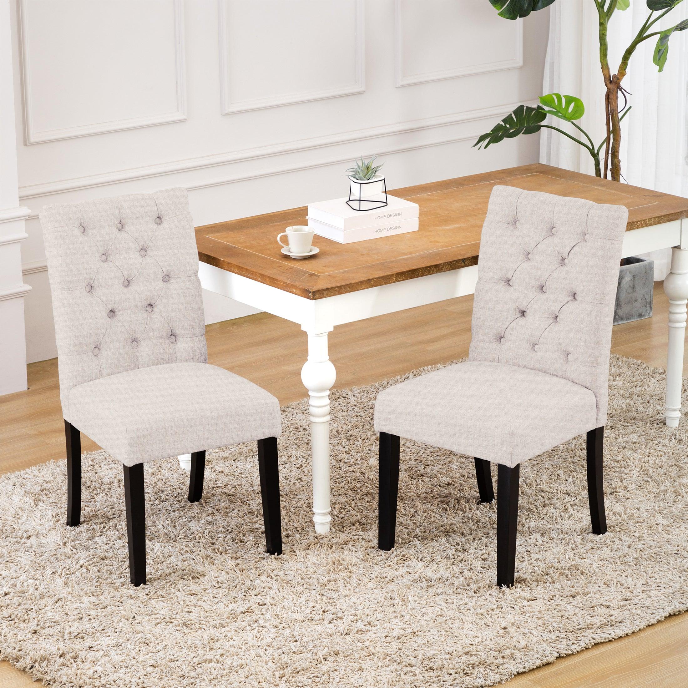 Jameson Tufted Upholstered Dining Side Chair (Set of 2) - Costaelm