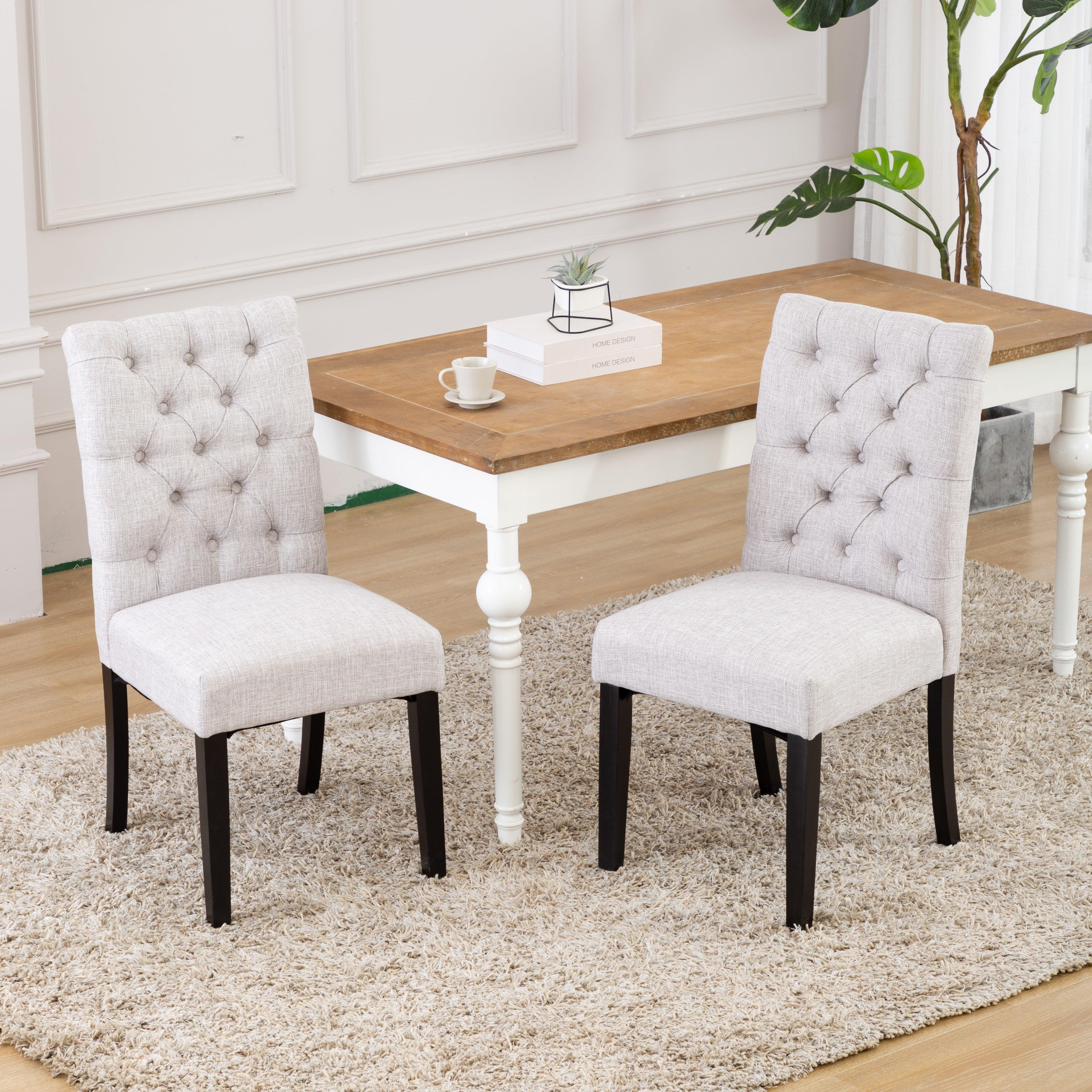 Jameson Tufted Upholstered Dining Side Chair (Set of 2) - Costaelm