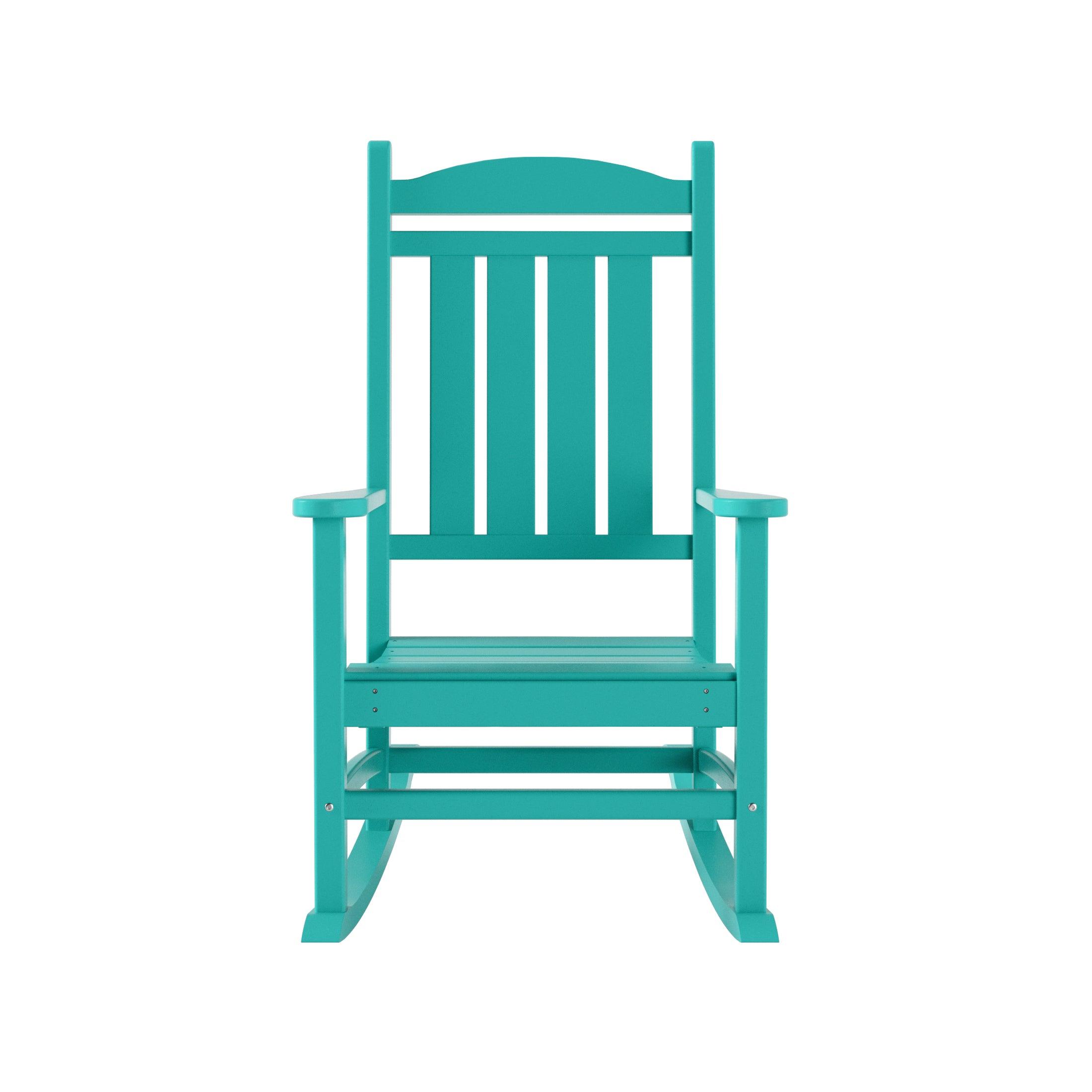 Lakehouse Classic Plastic Porch Rocking Chairs (Set of 4) - Costaelm