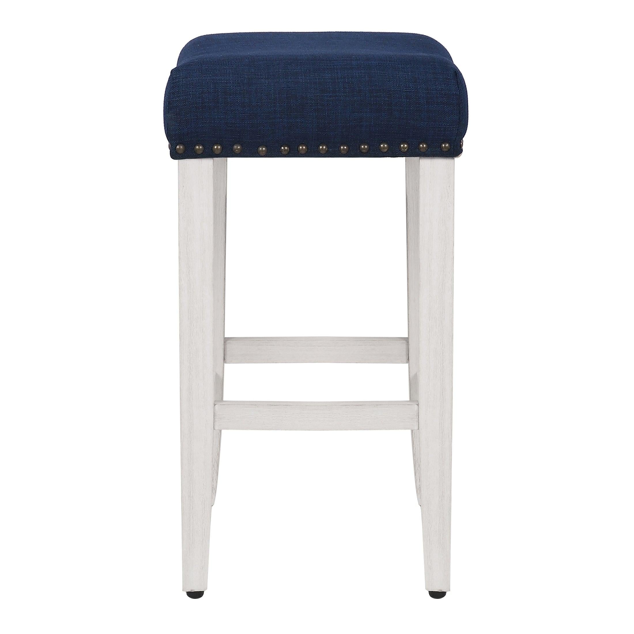 Bulmon 24" inch Upholstered Bar Stools (Set of 2) - Costaelm