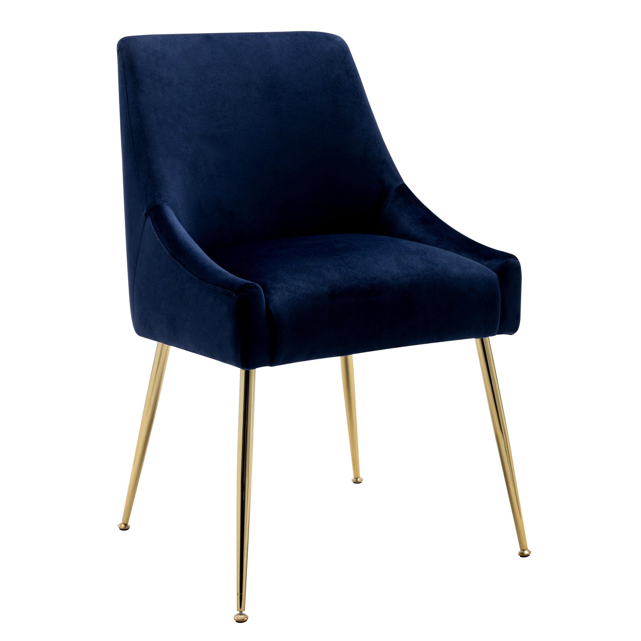 Makala Velvet Accent Chair Mid Century Upholstered - Costaelm