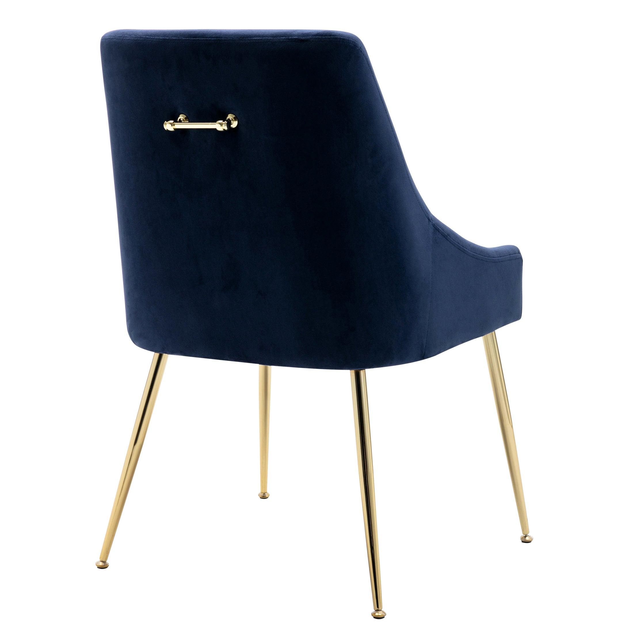 Makala Velvet Accent Chair Mid Century Upholstered - Costaelm