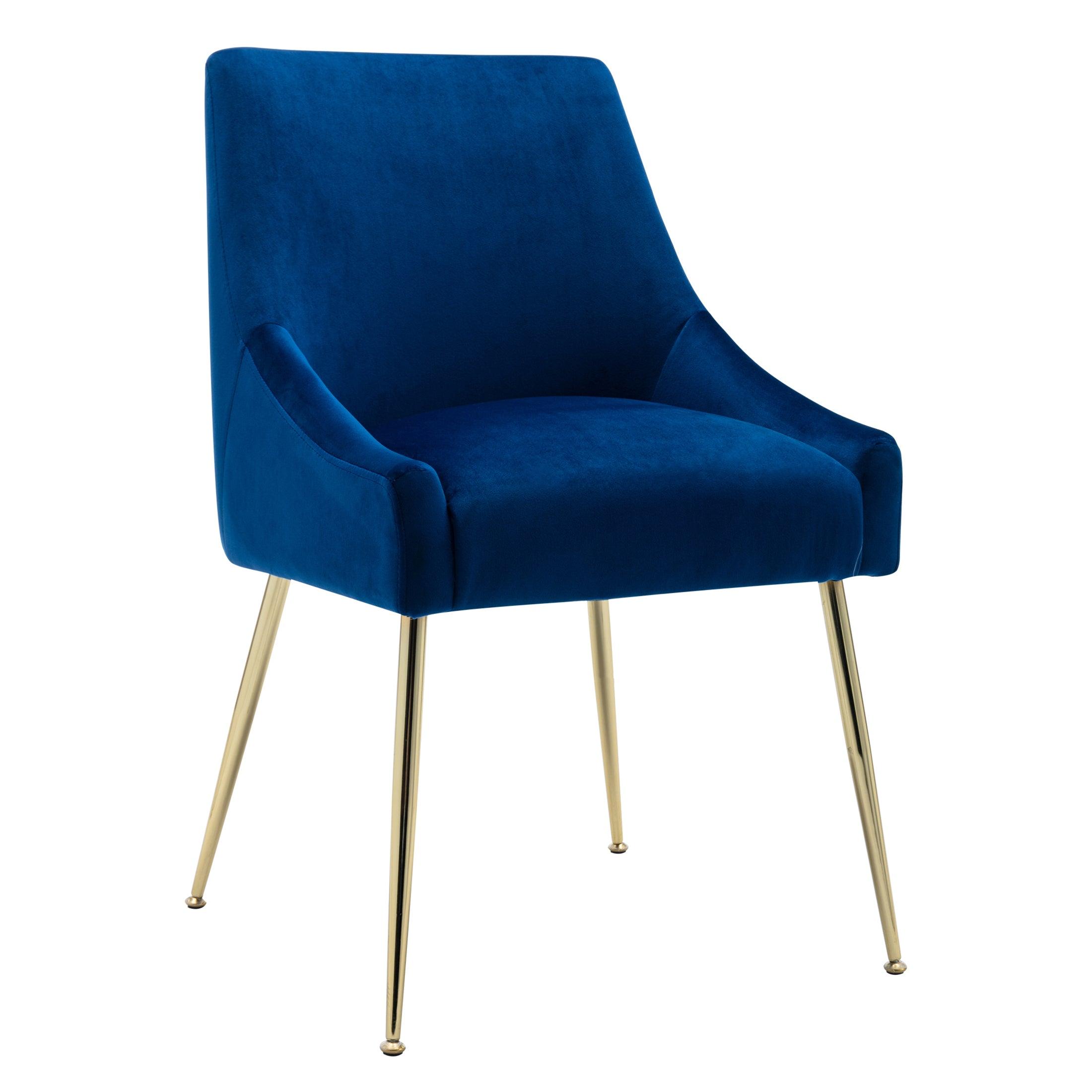 Makala Velvet Accent Chair Mid Century Upholstered - Costaelm