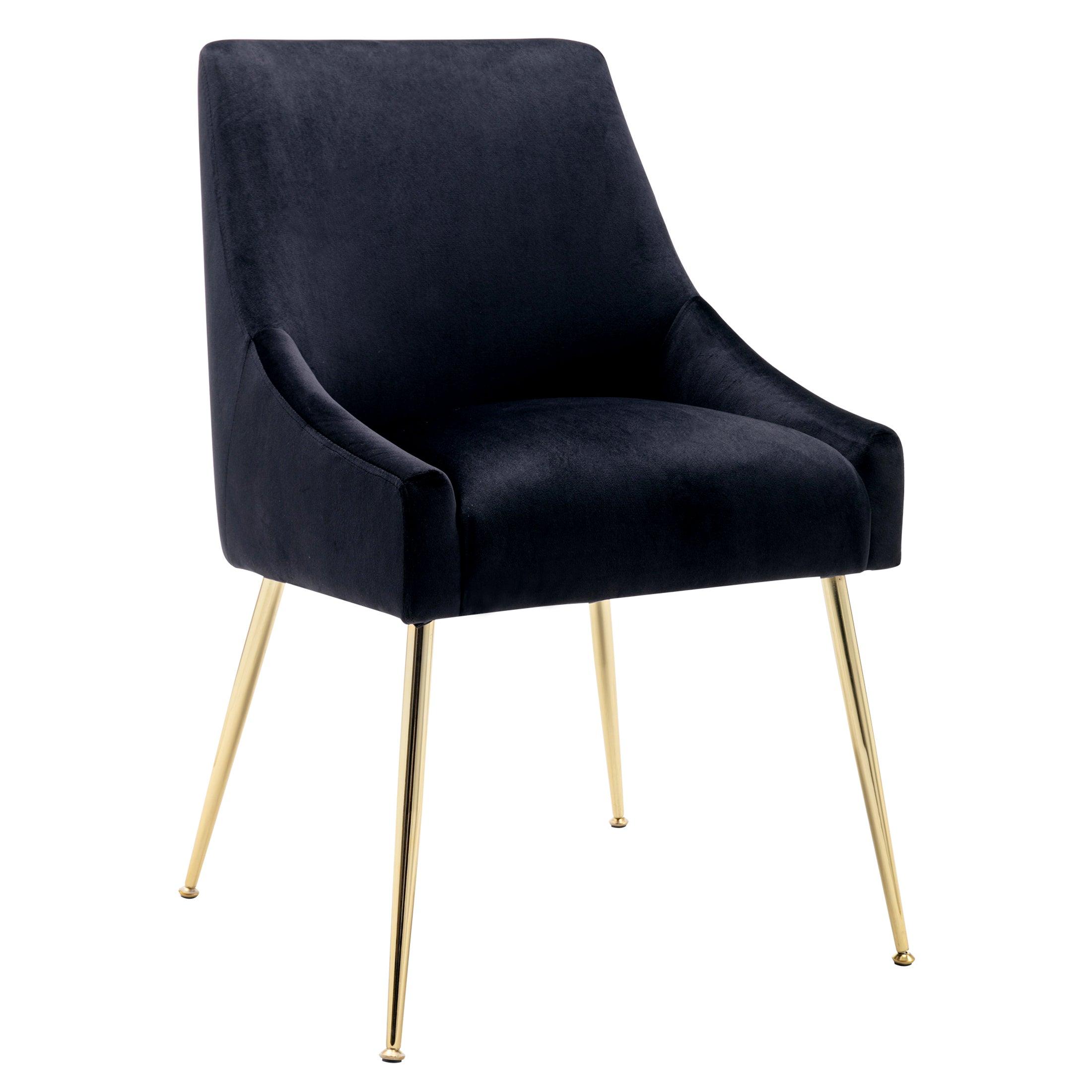 Makala Velvet Accent Chair Mid Century Upholstered - Costaelm