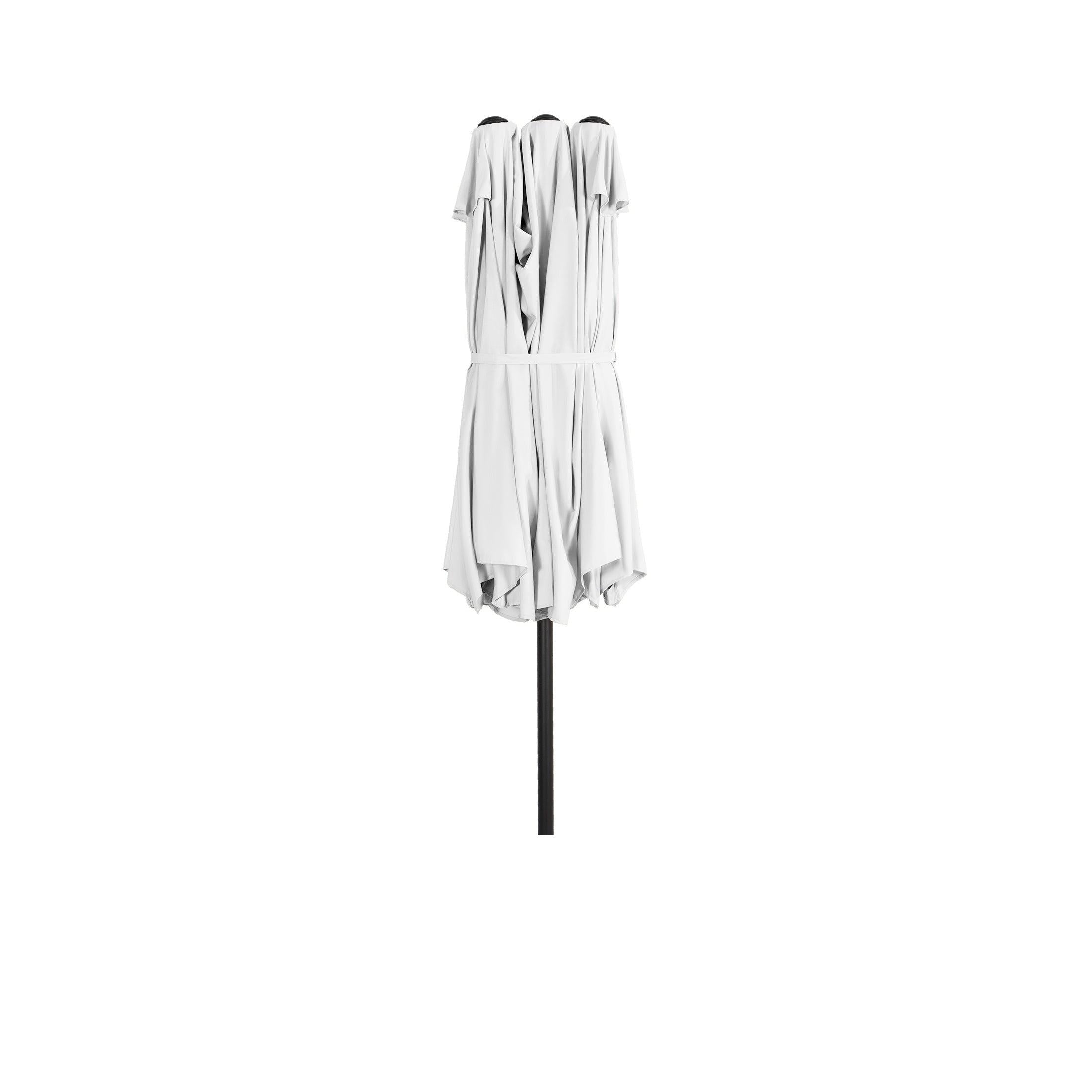 Palmas 15 x 9 Ft Twin Patio Umbrella - Costaelm