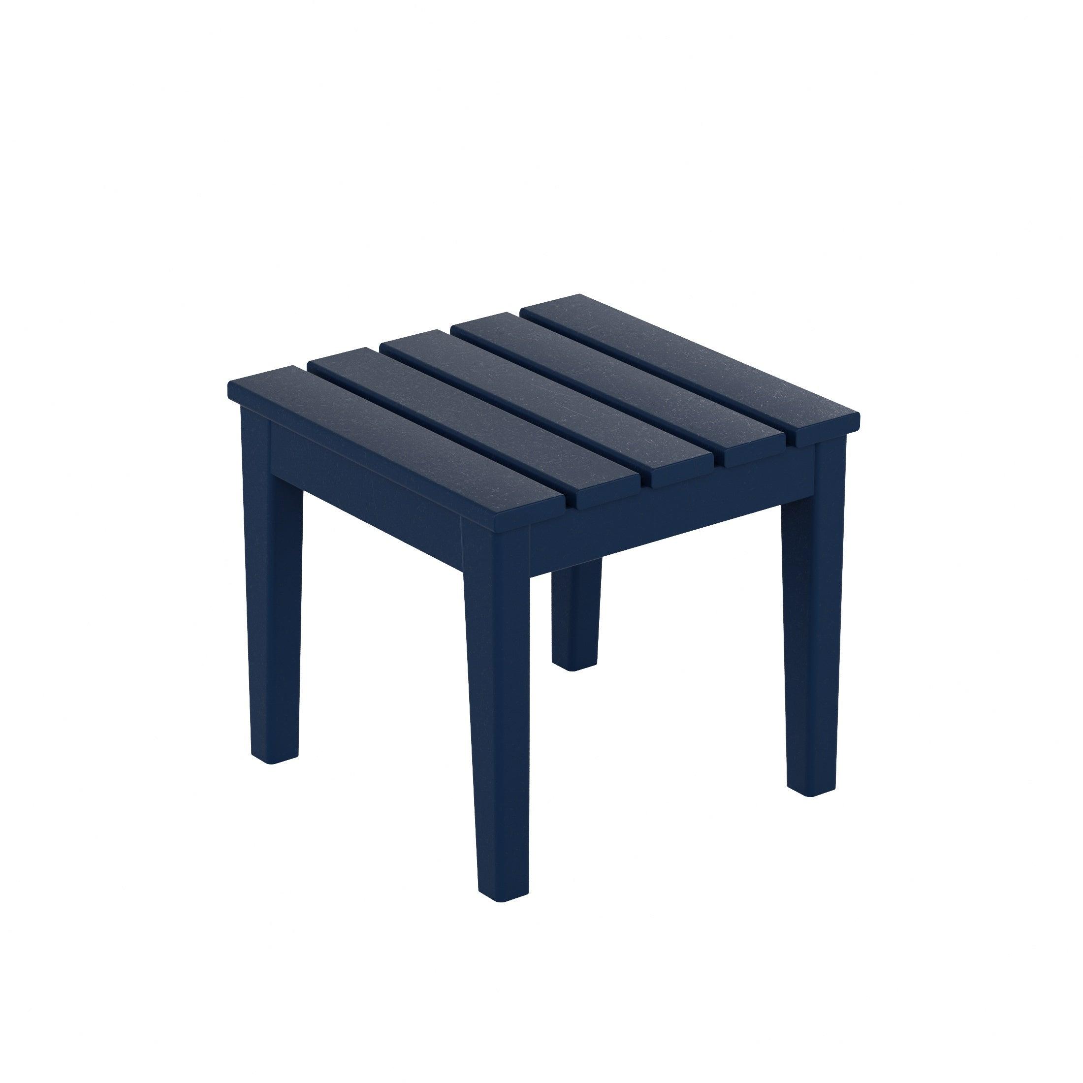 Palms Modern Adirondack Square Outdoor Side Table - Costaelm