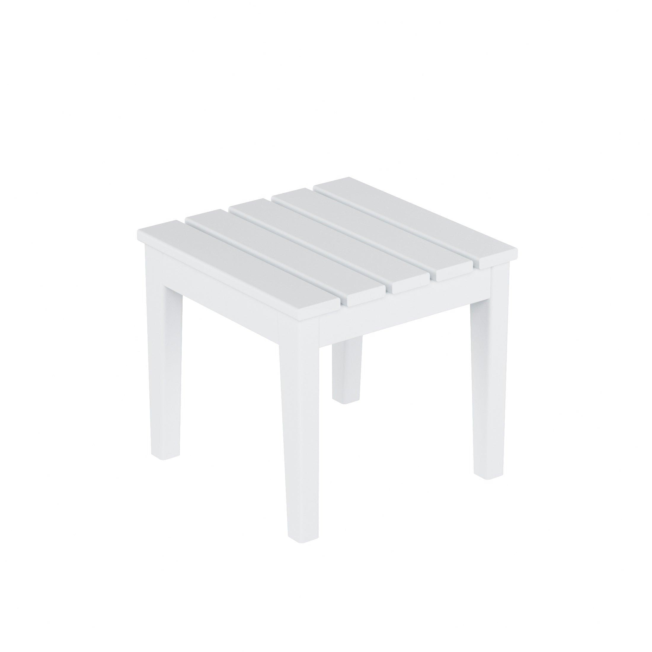 Palms Modern Adirondack Square Outdoor Side Table - Costaelm