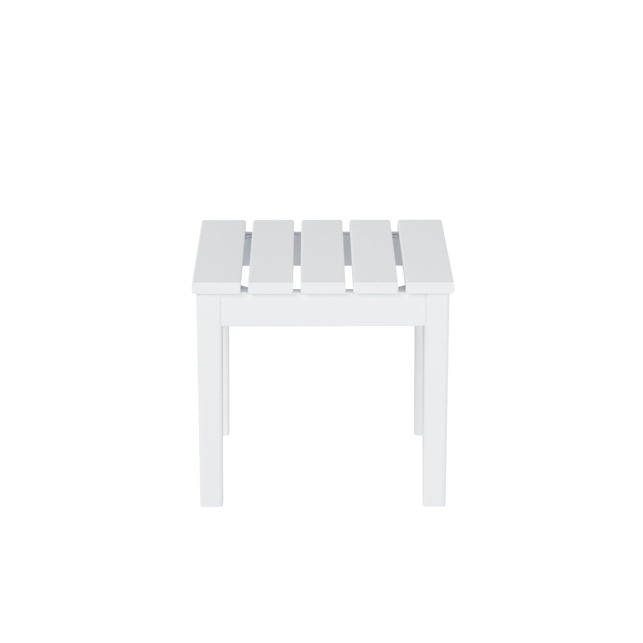 Palms Modern Adirondack Square Outdoor Side Table - Costaelm