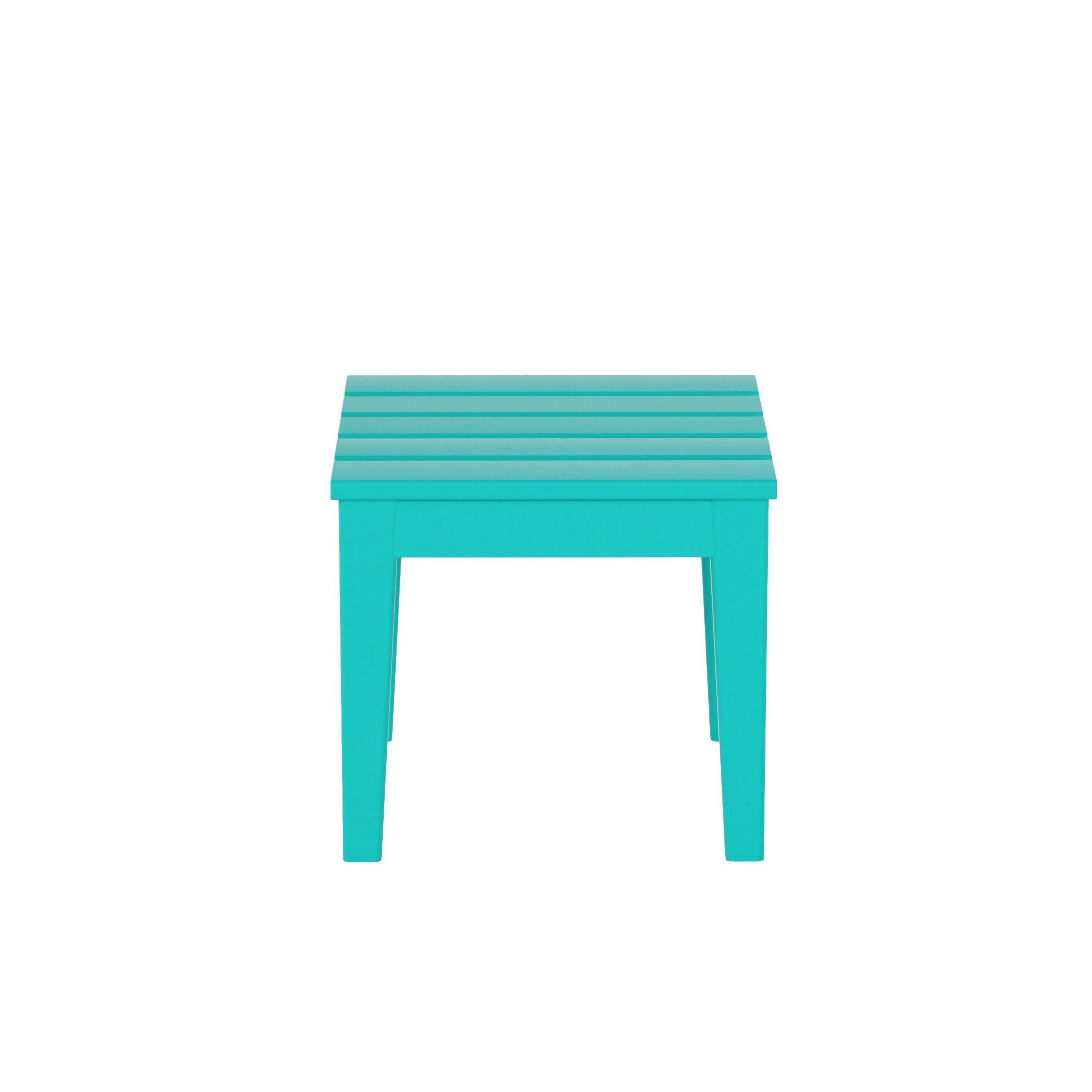 Palms Modern Adirondack Square Outdoor Side Table - Costaelm