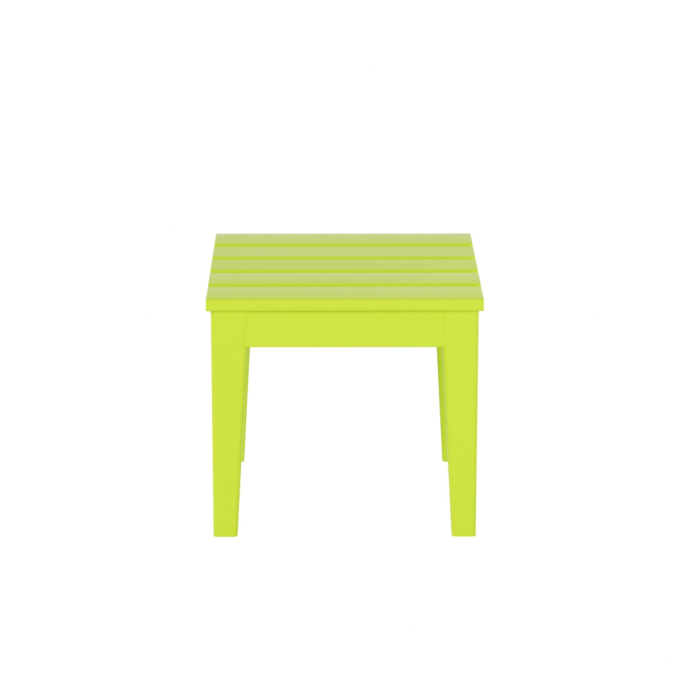 Palms Modern Adirondack Square Outdoor Side Table - Costaelm