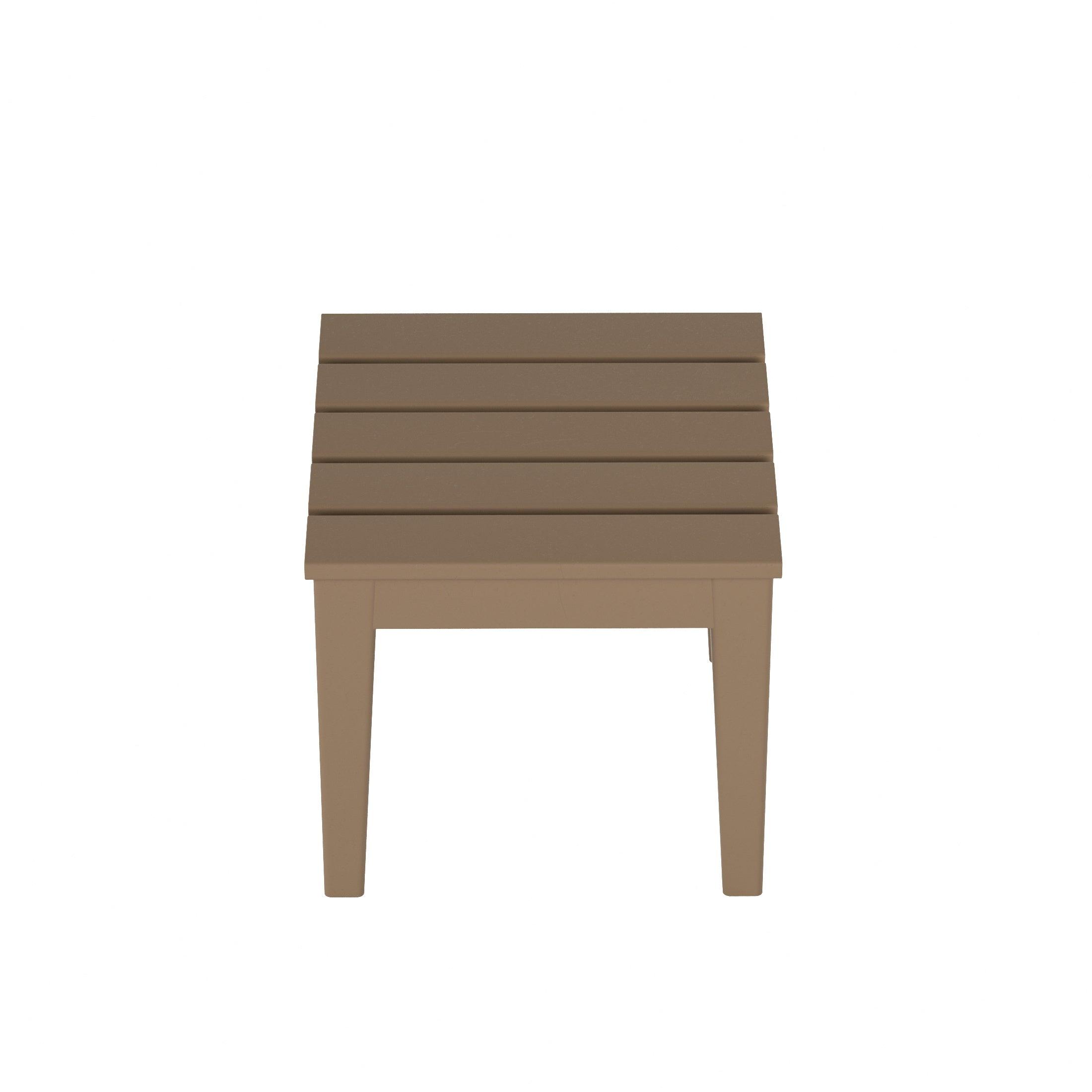 Palms Modern Adirondack Square Outdoor Side Table - Costaelm