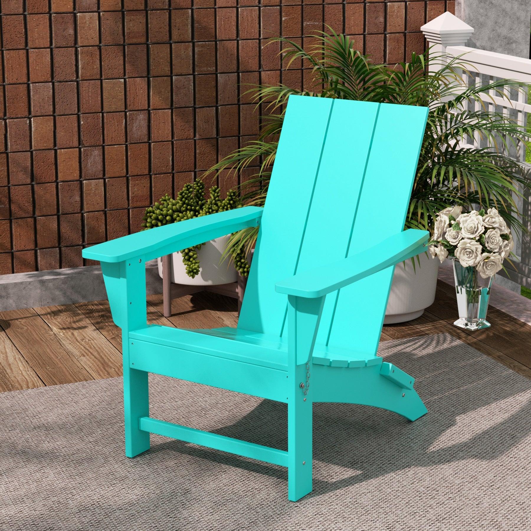 Palms Modern Folding Poly Adirondack Chair