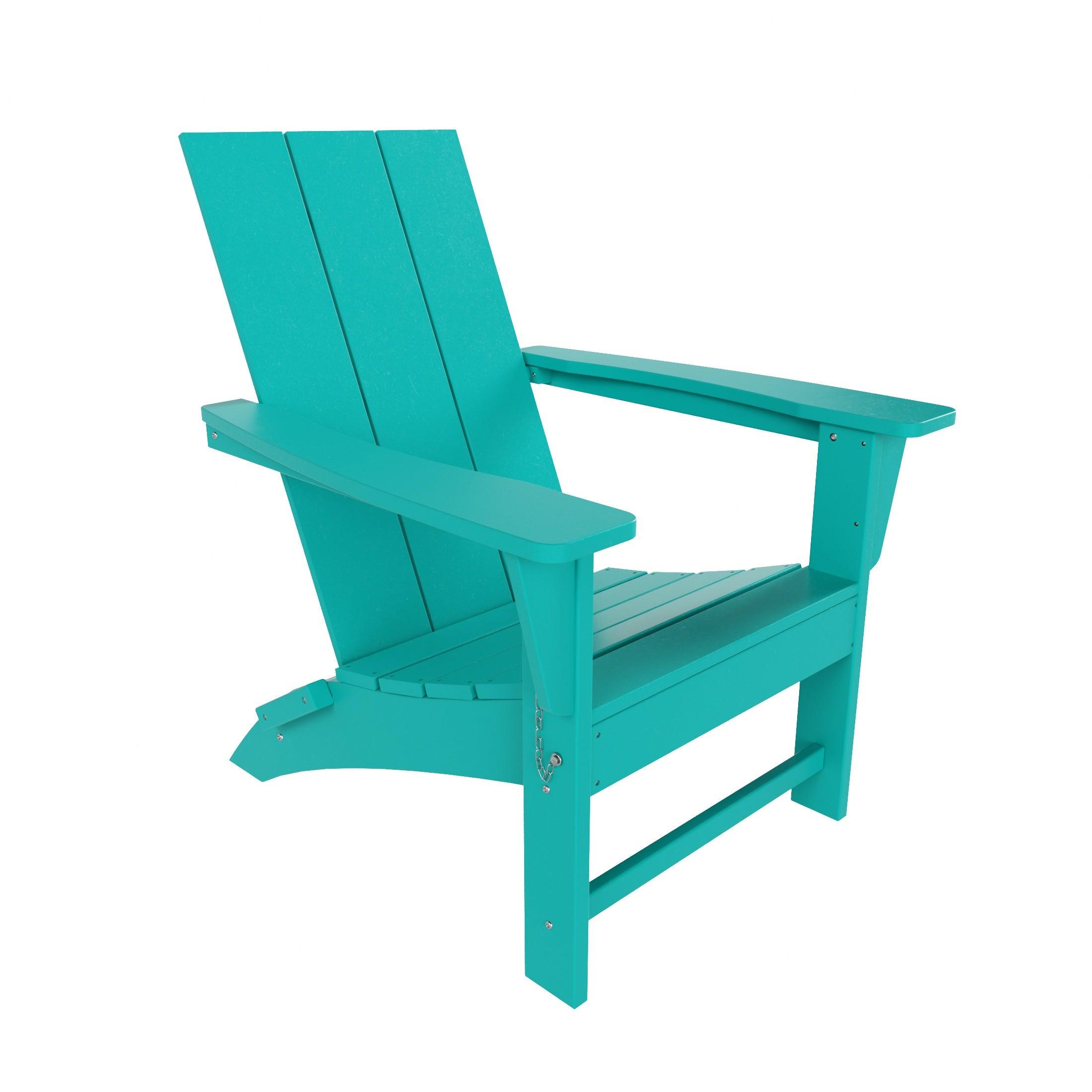 Palms Modern Folding Poly Adirondack Chair - Costaelm