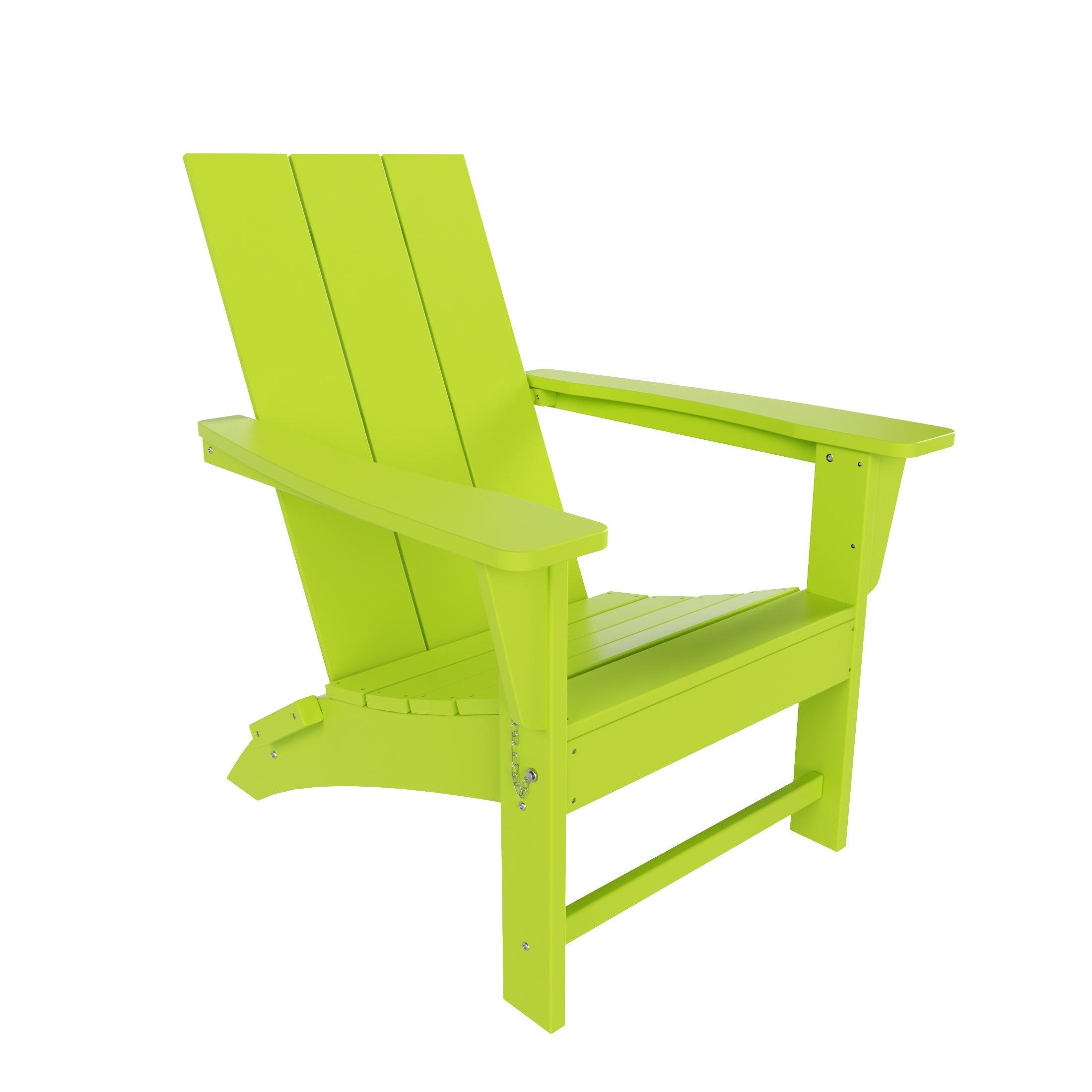 Palms Modern Folding Poly Adirondack Chair - Costaelm