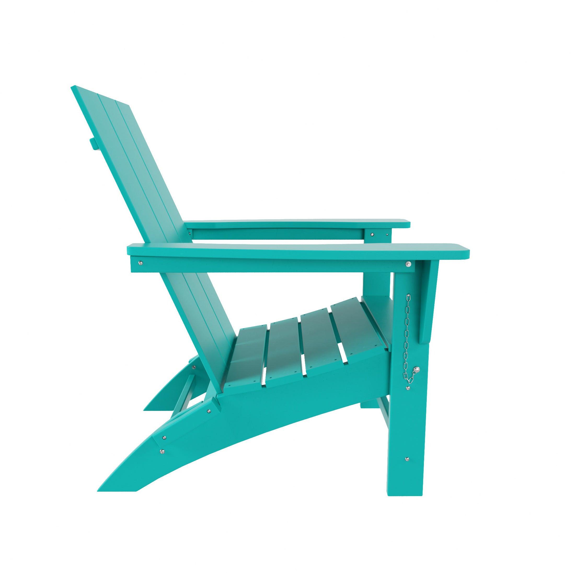 Palms Modern Folding Poly Adirondack Chair - Costaelm