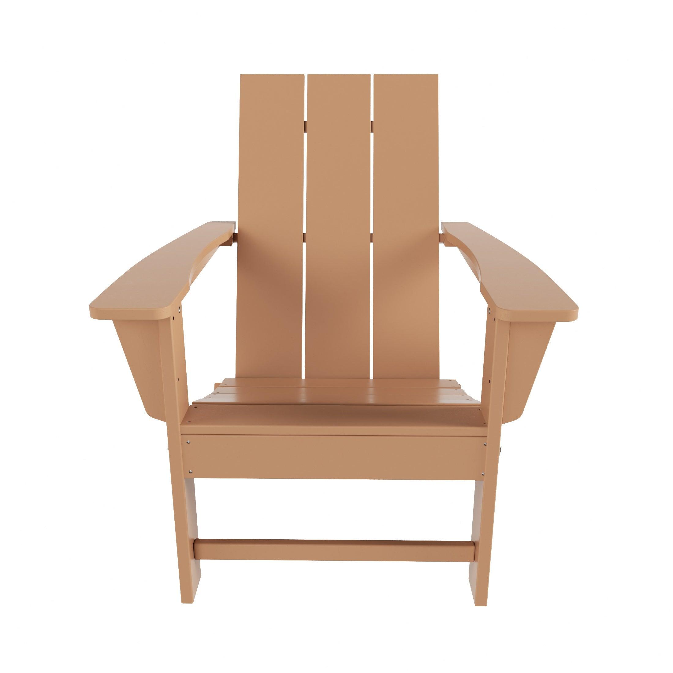 Palms Modern Folding Poly Adirondack Chair - Costaelm