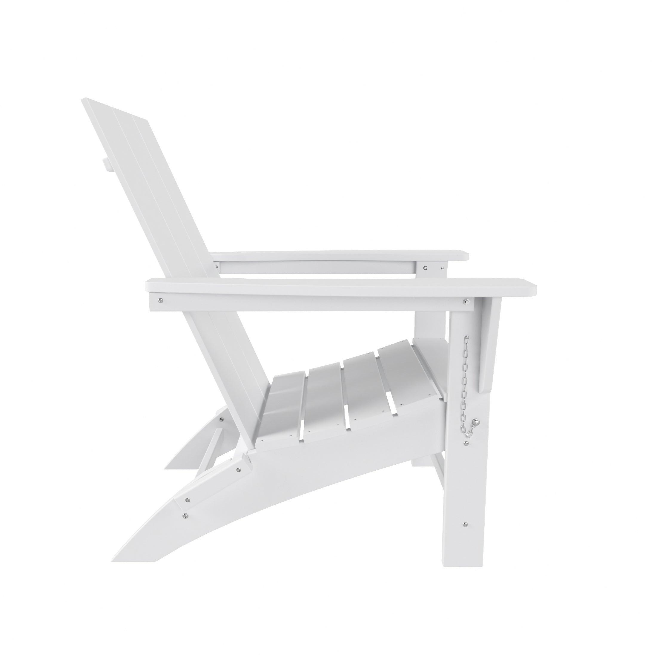 Palms Modern Folding Poly Adirondack Chair - Costaelm