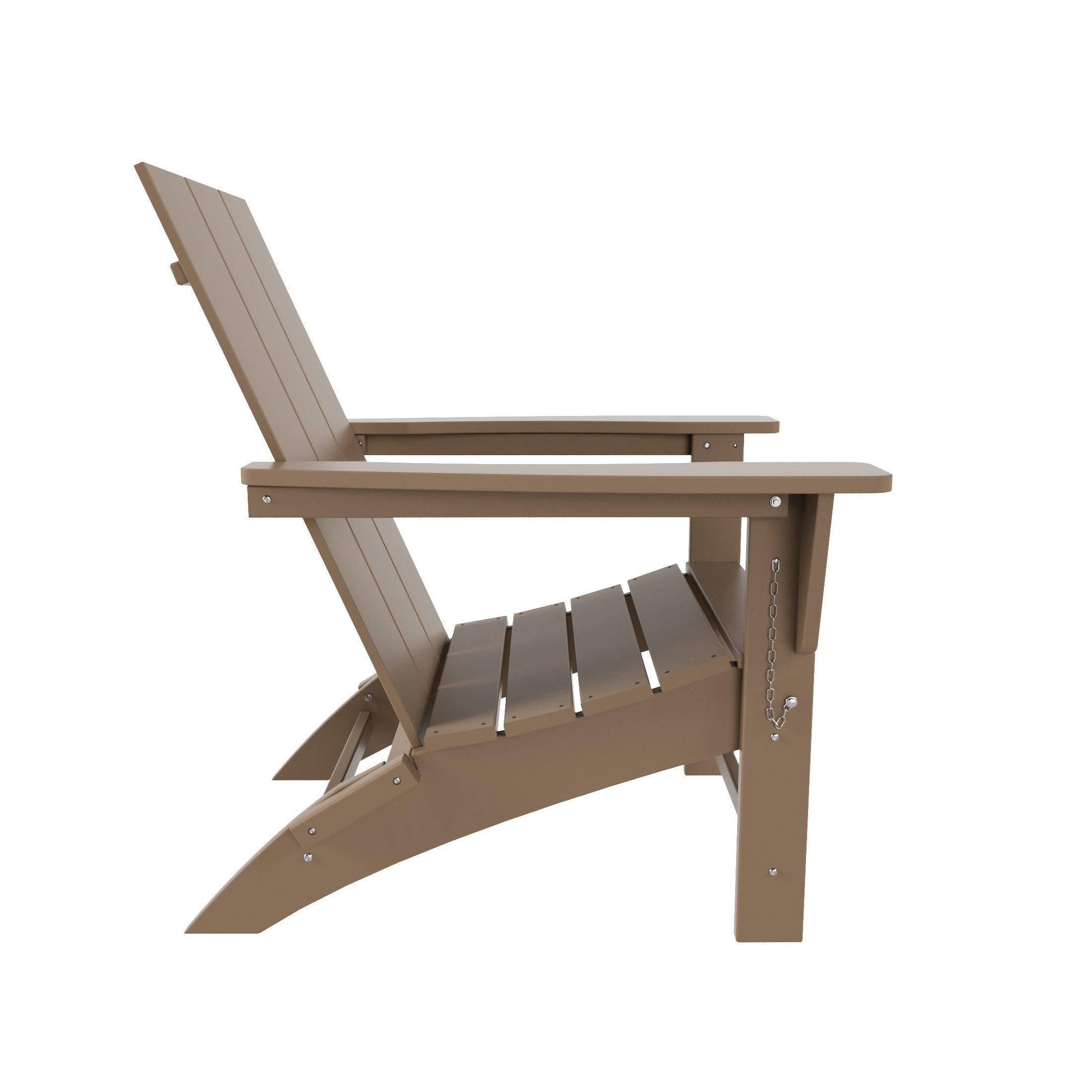 Palms Modern Folding Poly Adirondack Chair (Set of 2) - Costaelm