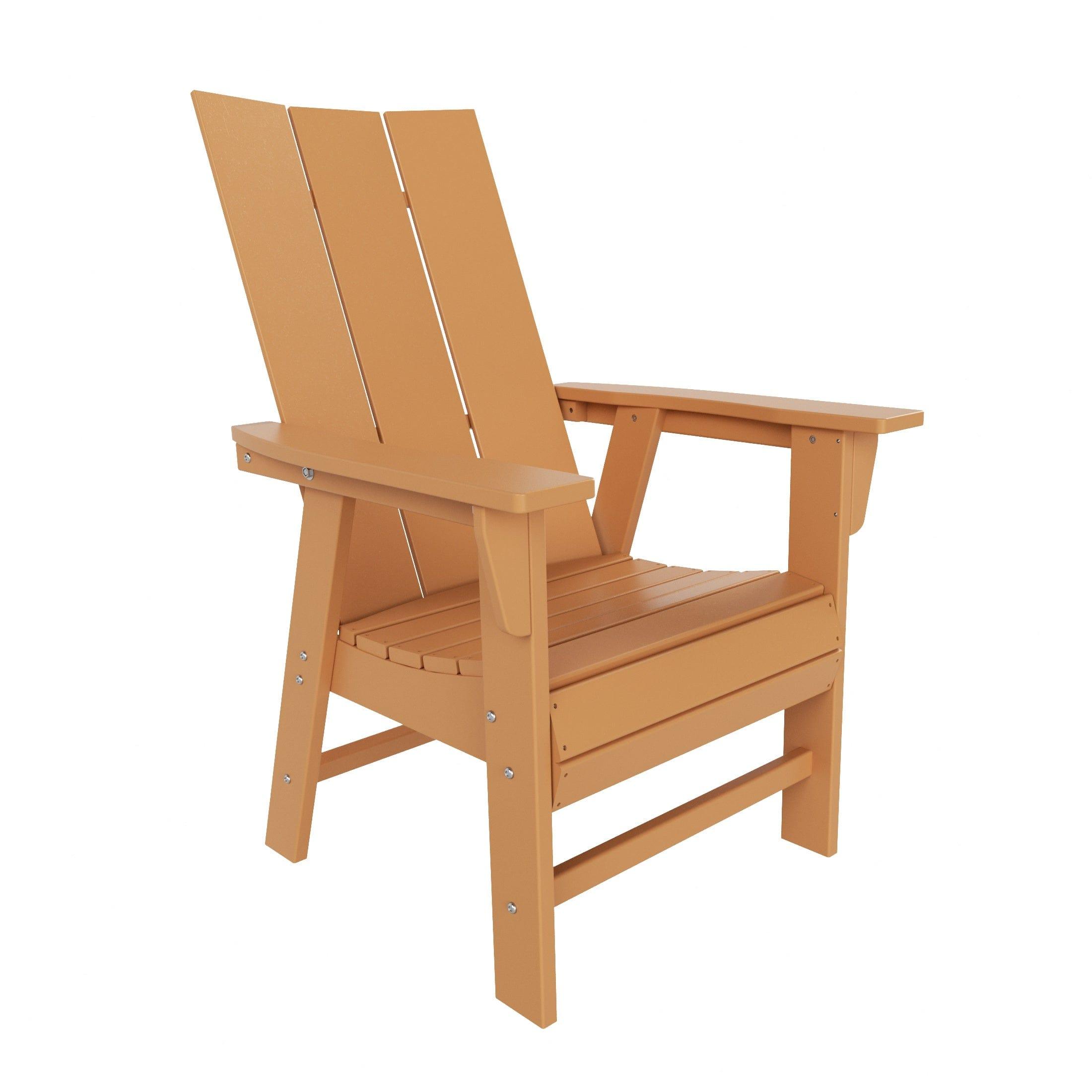 Palms Outdoor Patio Modern Adirondack Dining Chair - Costaelm