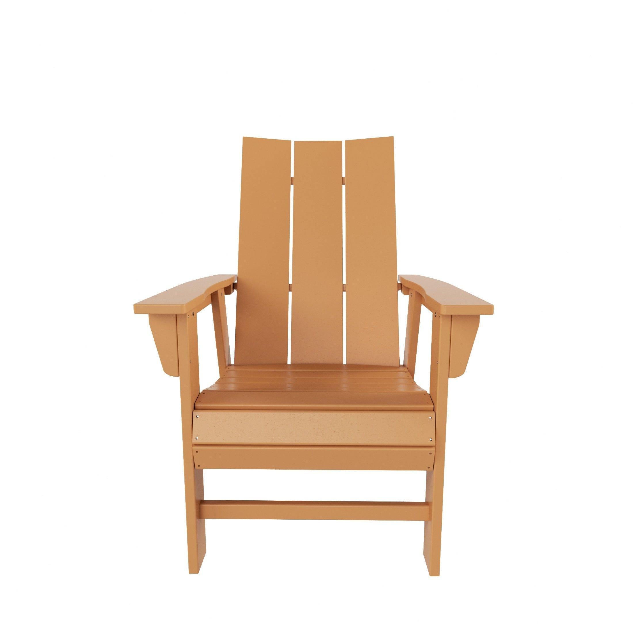 Palms Outdoor Patio Modern Adirondack Dining Chair - Costaelm