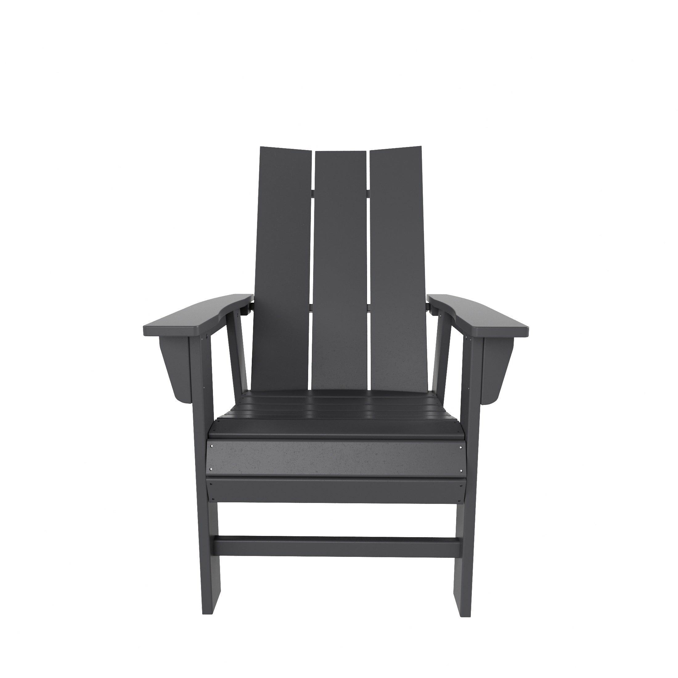 Palms Outdoor Patio Modern Adirondack Dining Chair - Costaelm