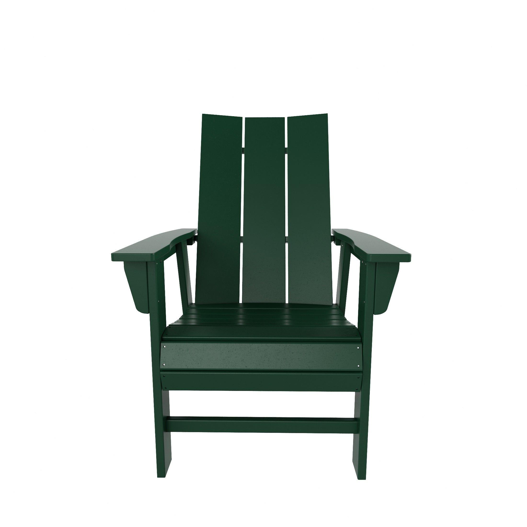 Palms Outdoor Patio Modern Adirondack Dining Chair - Costaelm