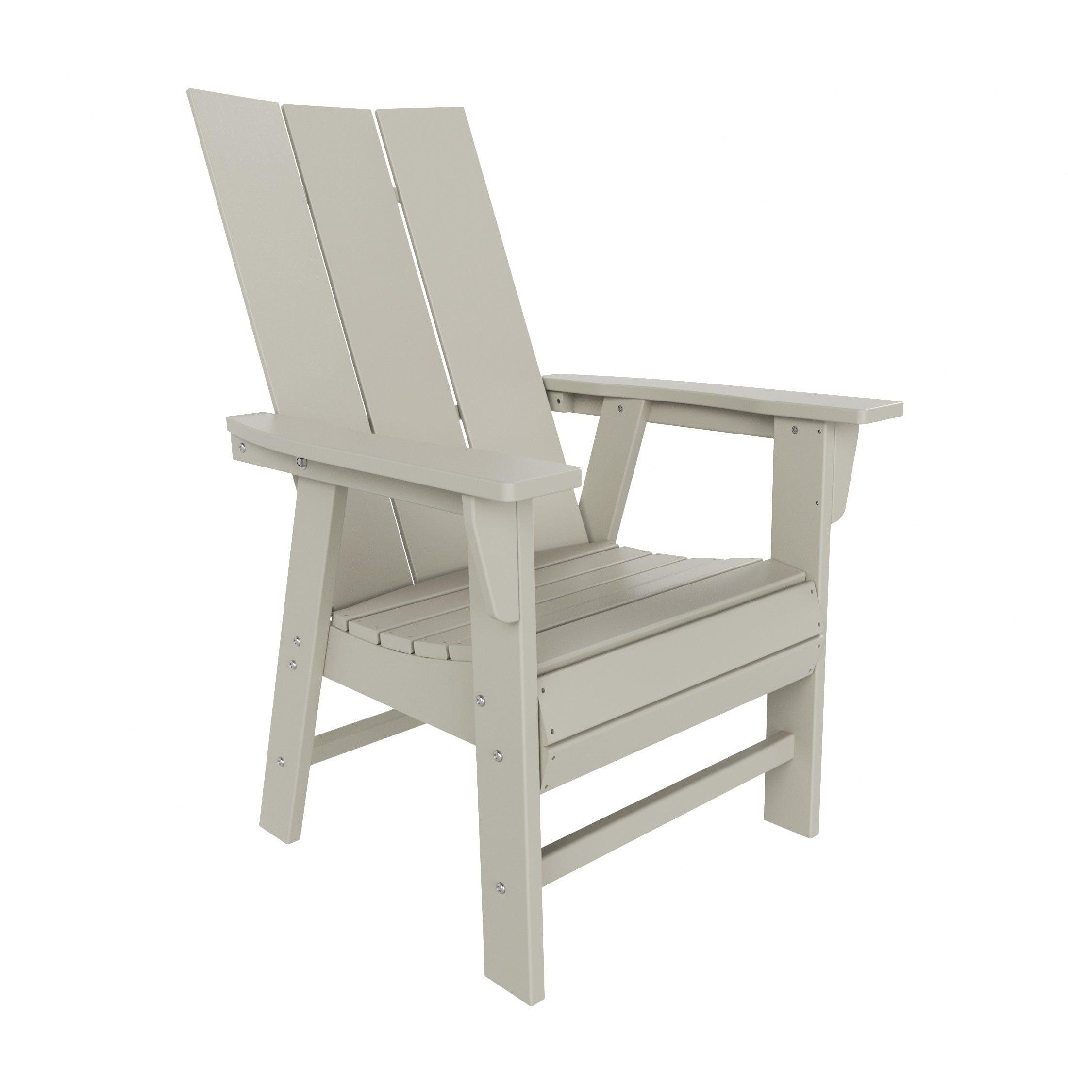 Palms Outdoor Patio Modern Adirondack Dining Chair - Costaelm