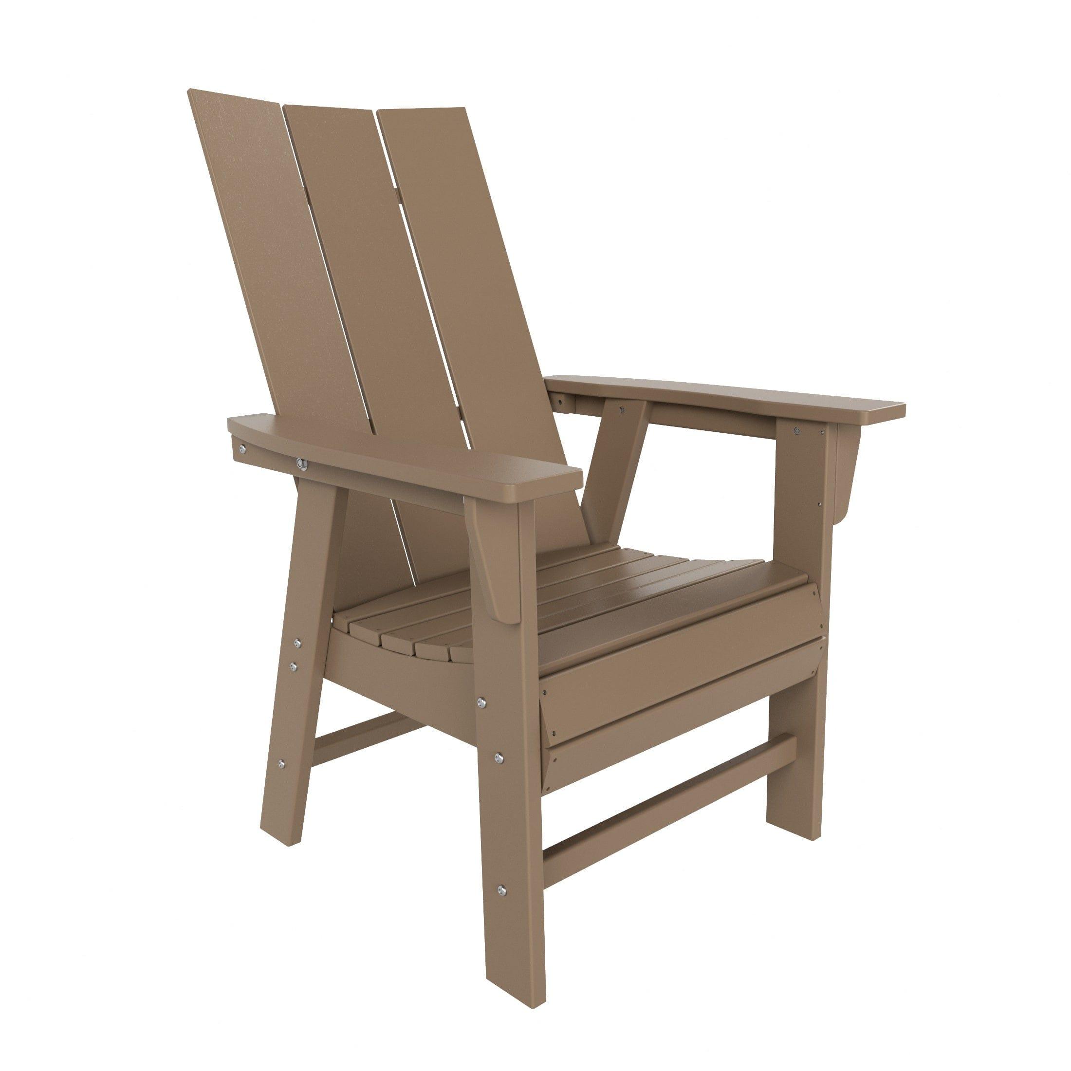 Palms Outdoor Patio Modern Adirondack Dining Chair - Costaelm