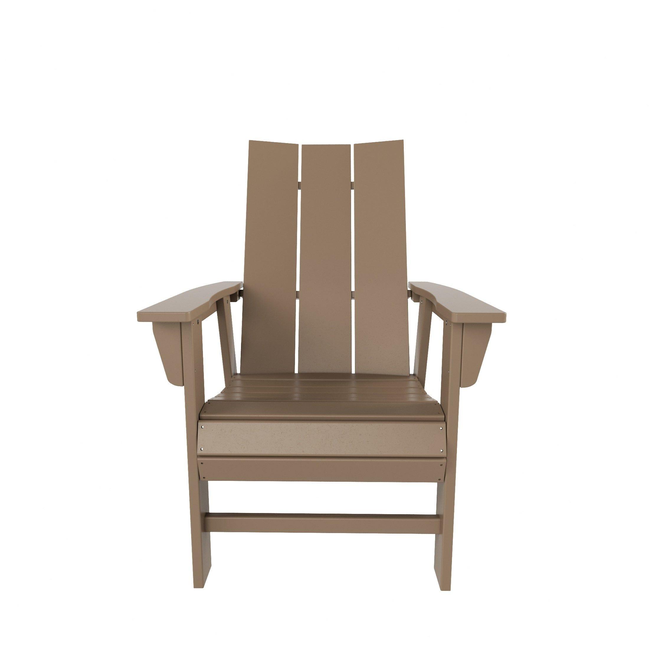 Palms Outdoor Patio Modern Adirondack Dining Chair - Costaelm