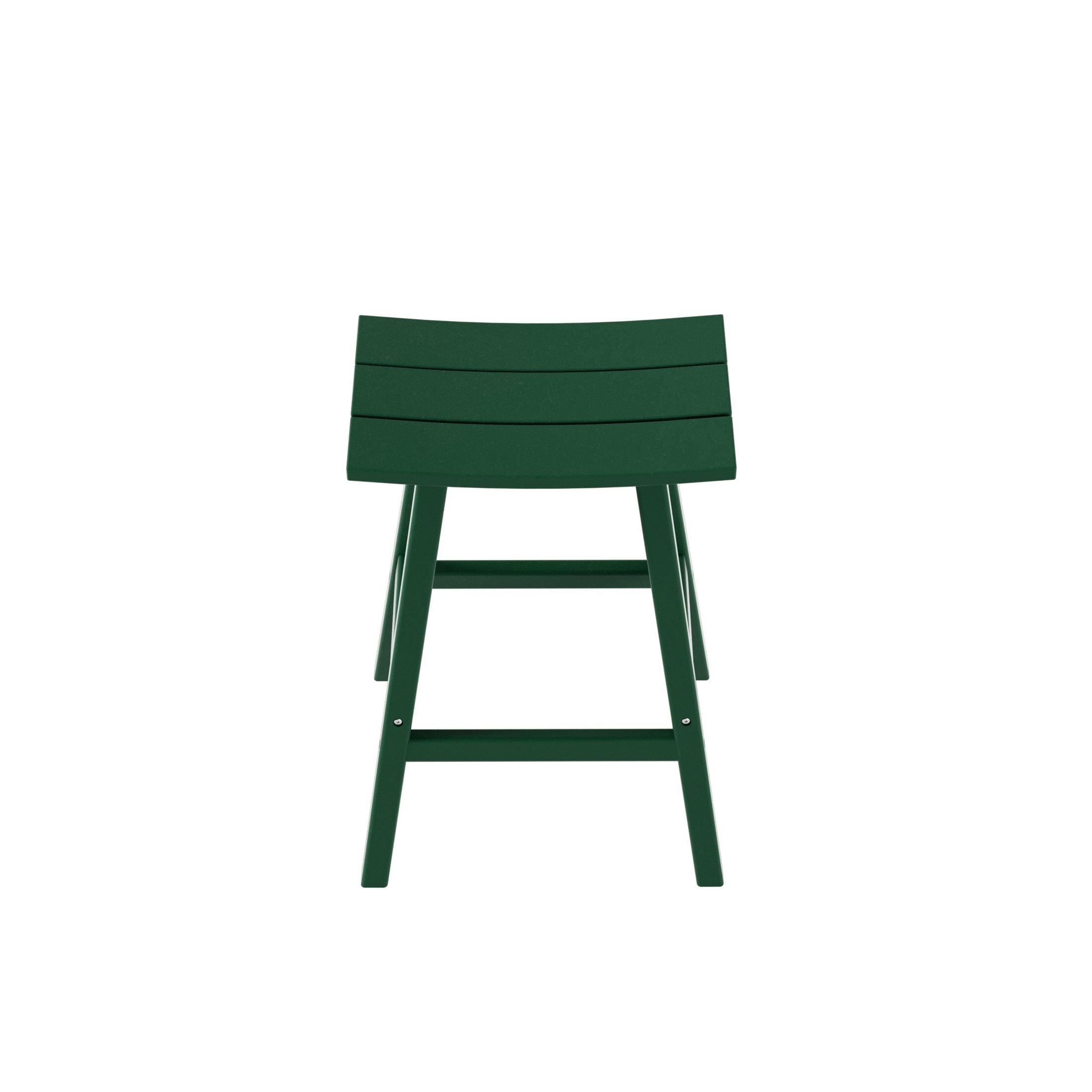 Nova 29" Inch Poly Plastic Outdoor Patio Bar Stool (Set of 2) - Costaelm