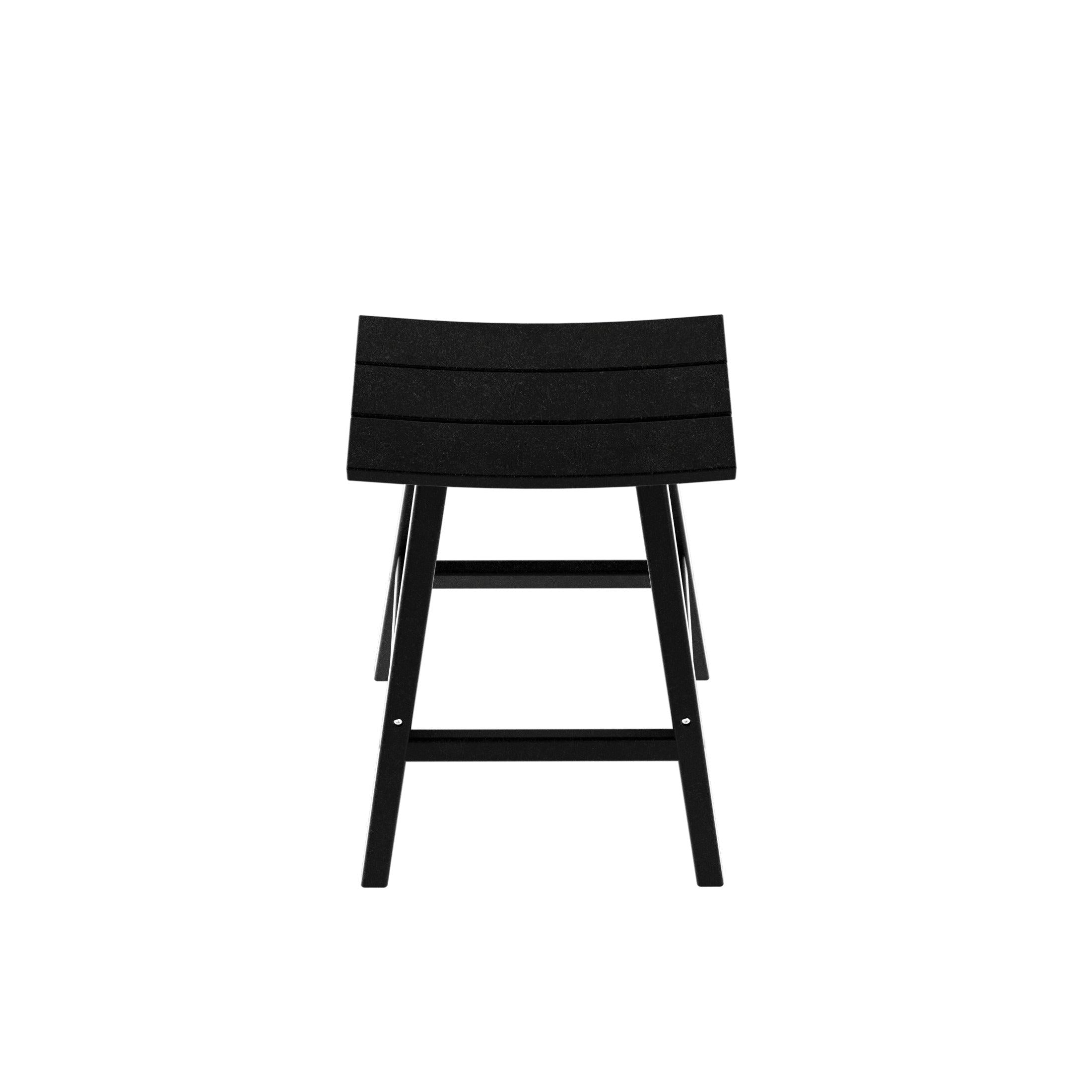 Nova 29" Inch Poly Plastic Outdoor Patio Bar Stool (Set of 2) - Costaelm