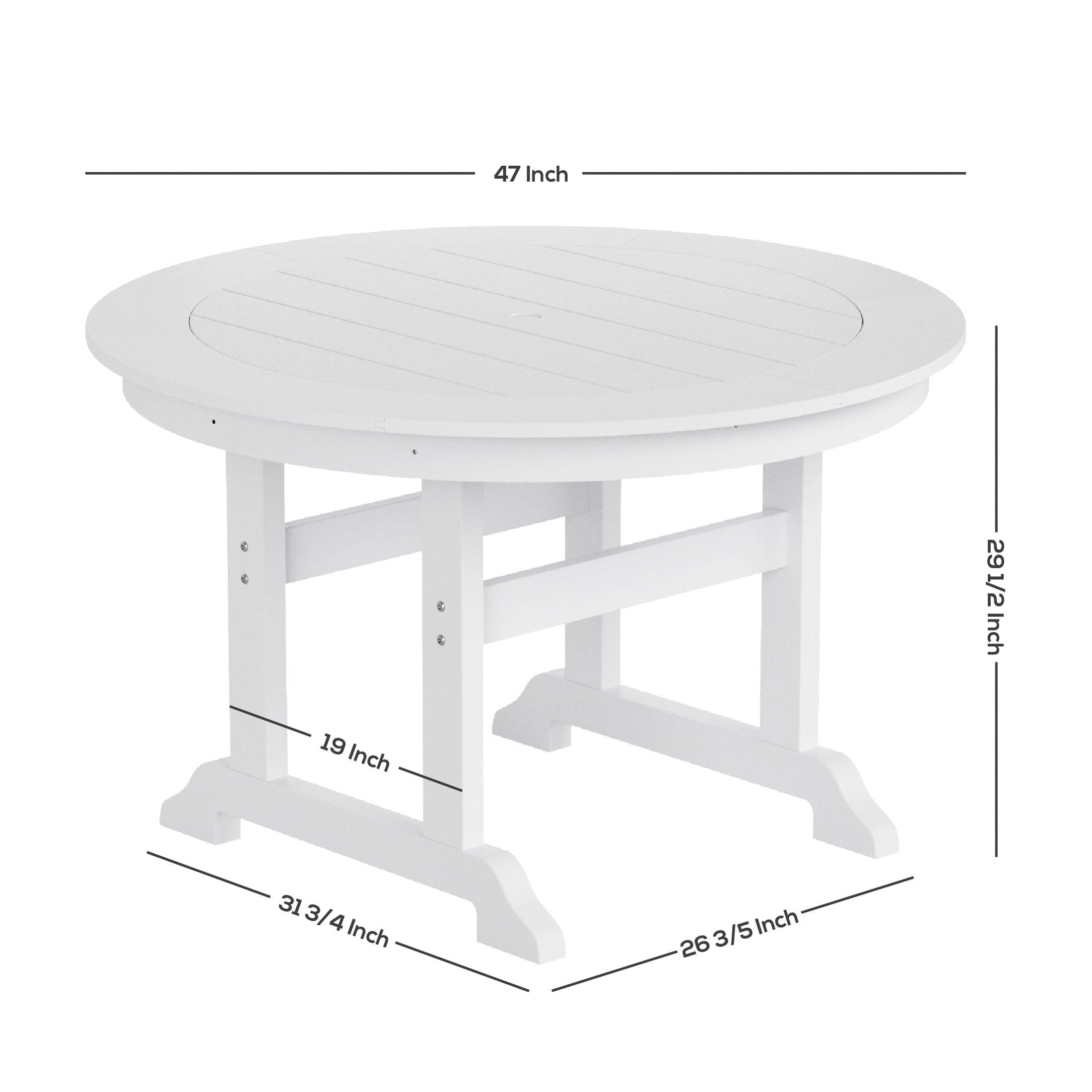 Paradise 47" Round Dining Table - Costaelm