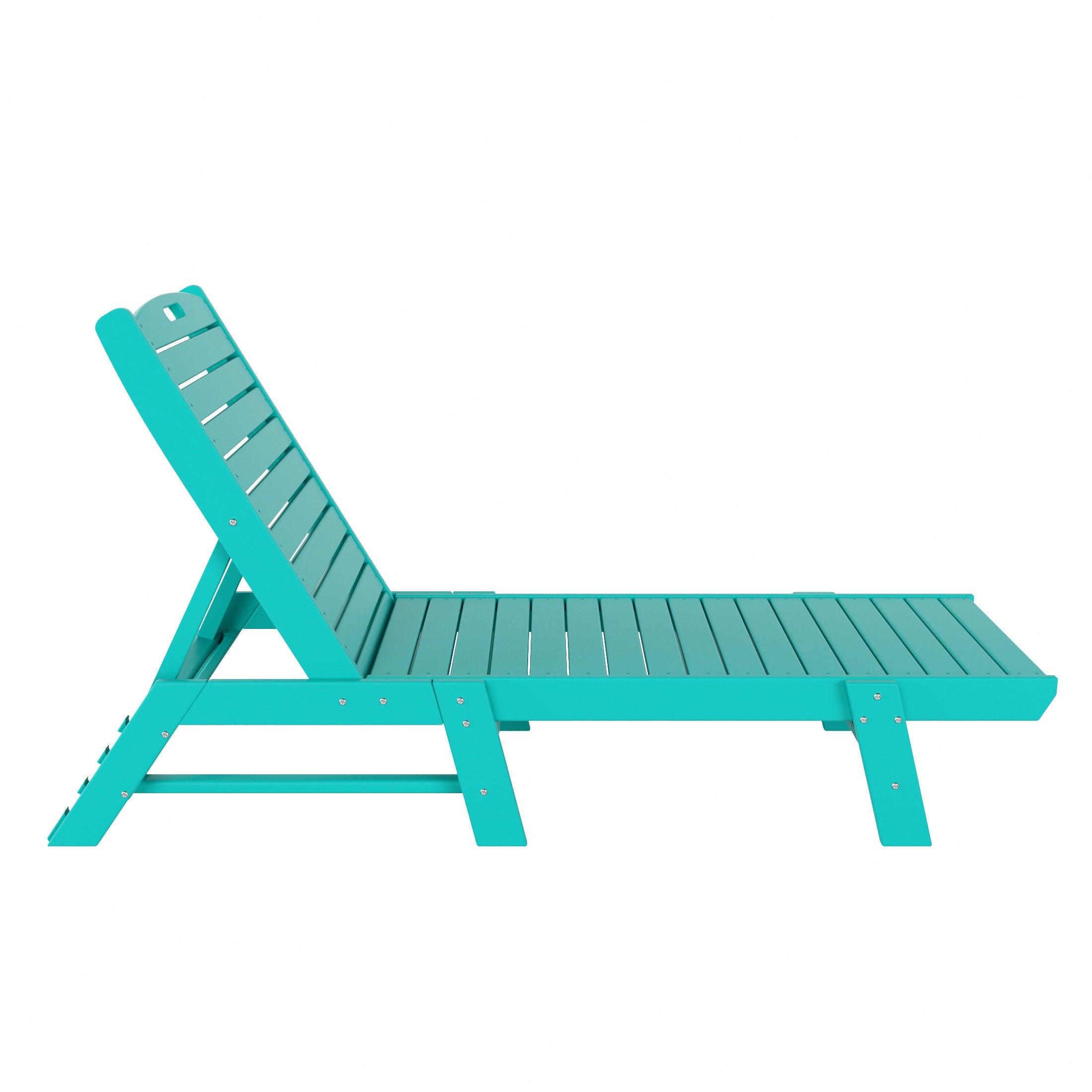 Paradise Adirondack Outdoor Chaise Lounge (Set of 2) - Costaelm