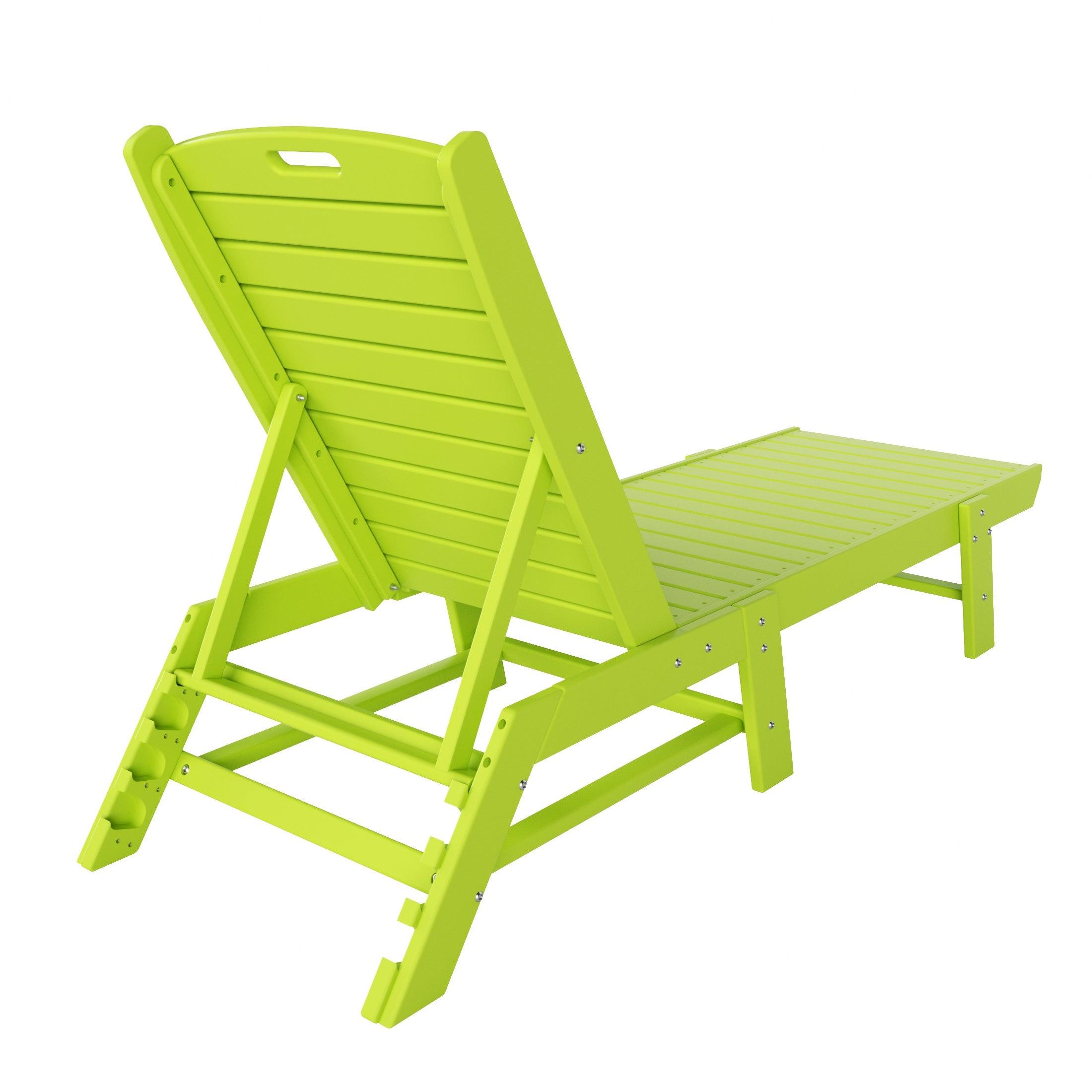 Paradise Adirondack Outdoor Chaise Lounge (Set of 2) - Costaelm