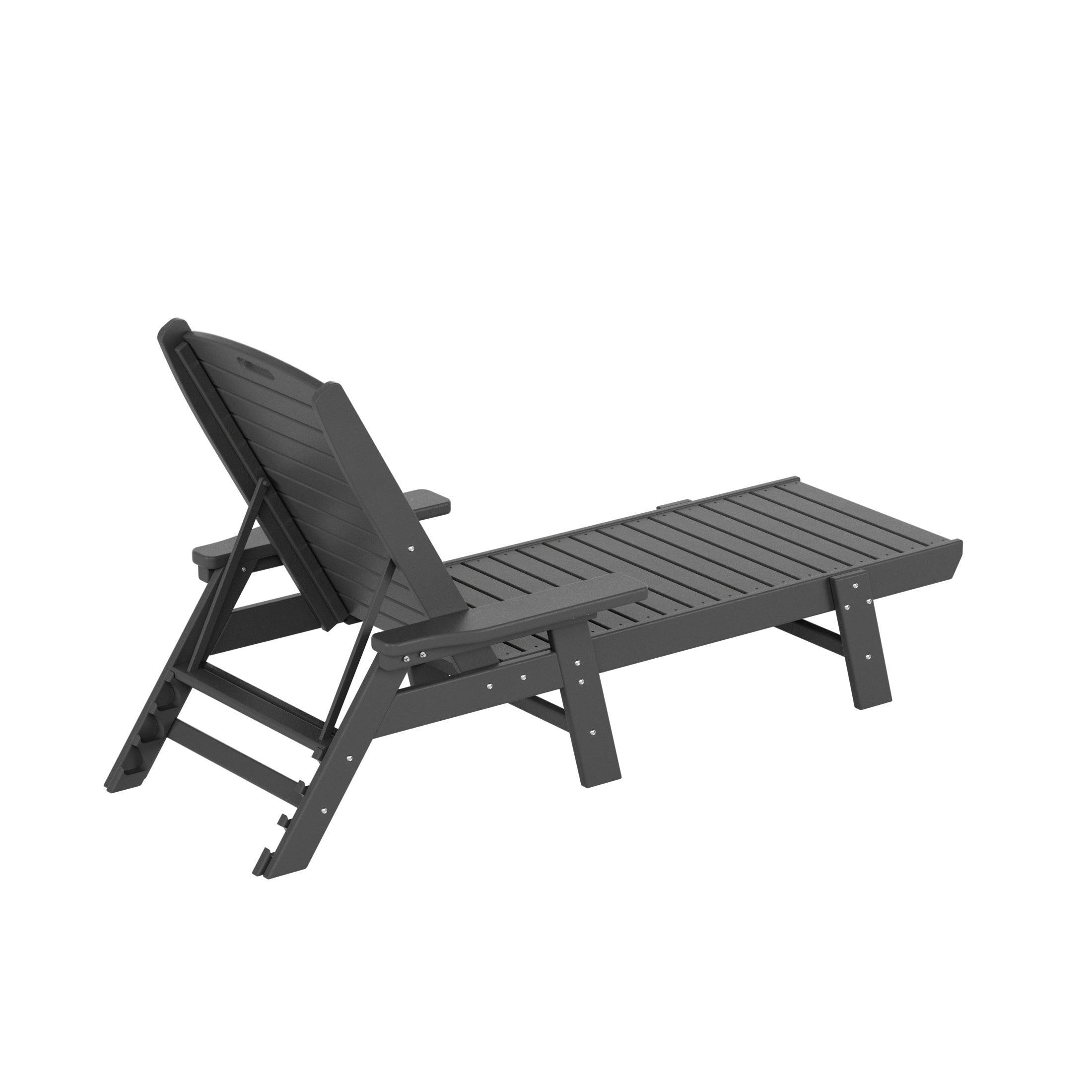 Hampton Adirondack Plastic Outdoor Chaise Lounges - Costaelm