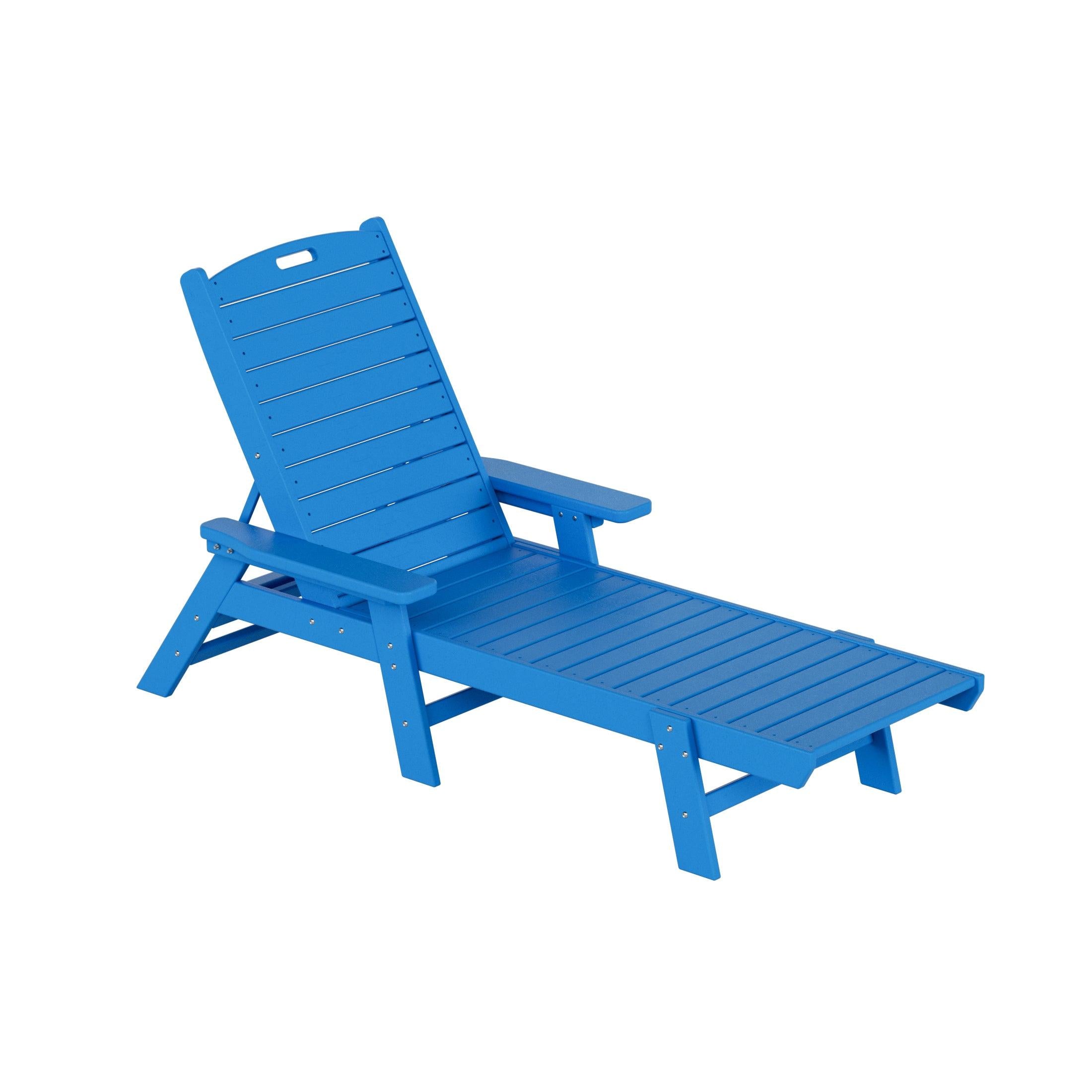 Hampton Adirondack Plastic Outdoor Chaise Lounges - Costaelm