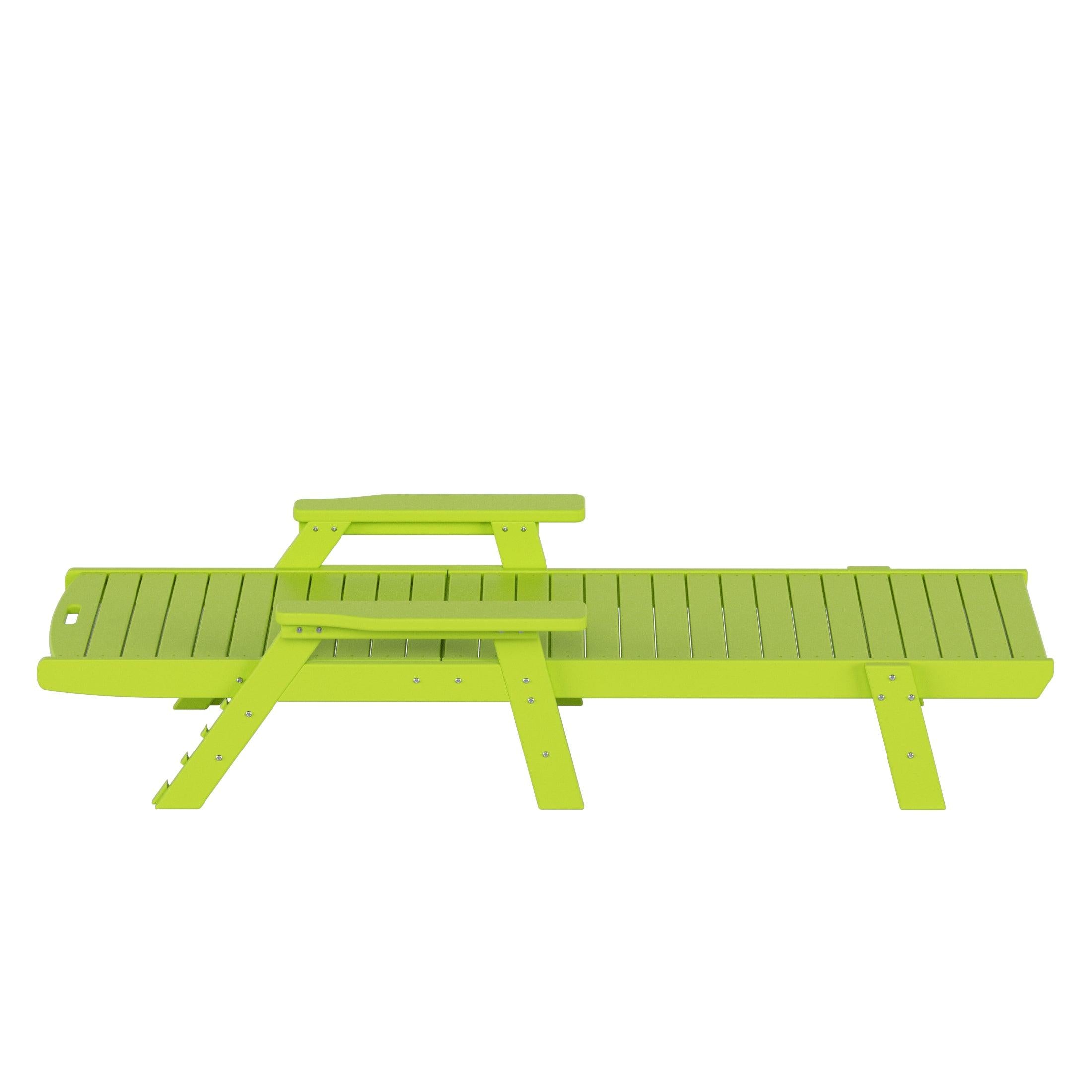 Hampton Adirondack Plastic Outdoor Chaise Lounges - Costaelm