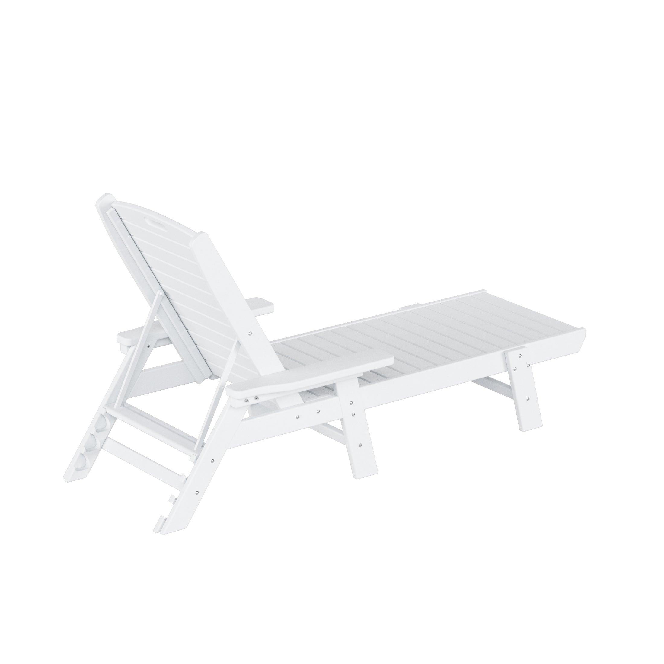 Hampton Adirondack Plastic Outdoor Chaise Lounges - Costaelm