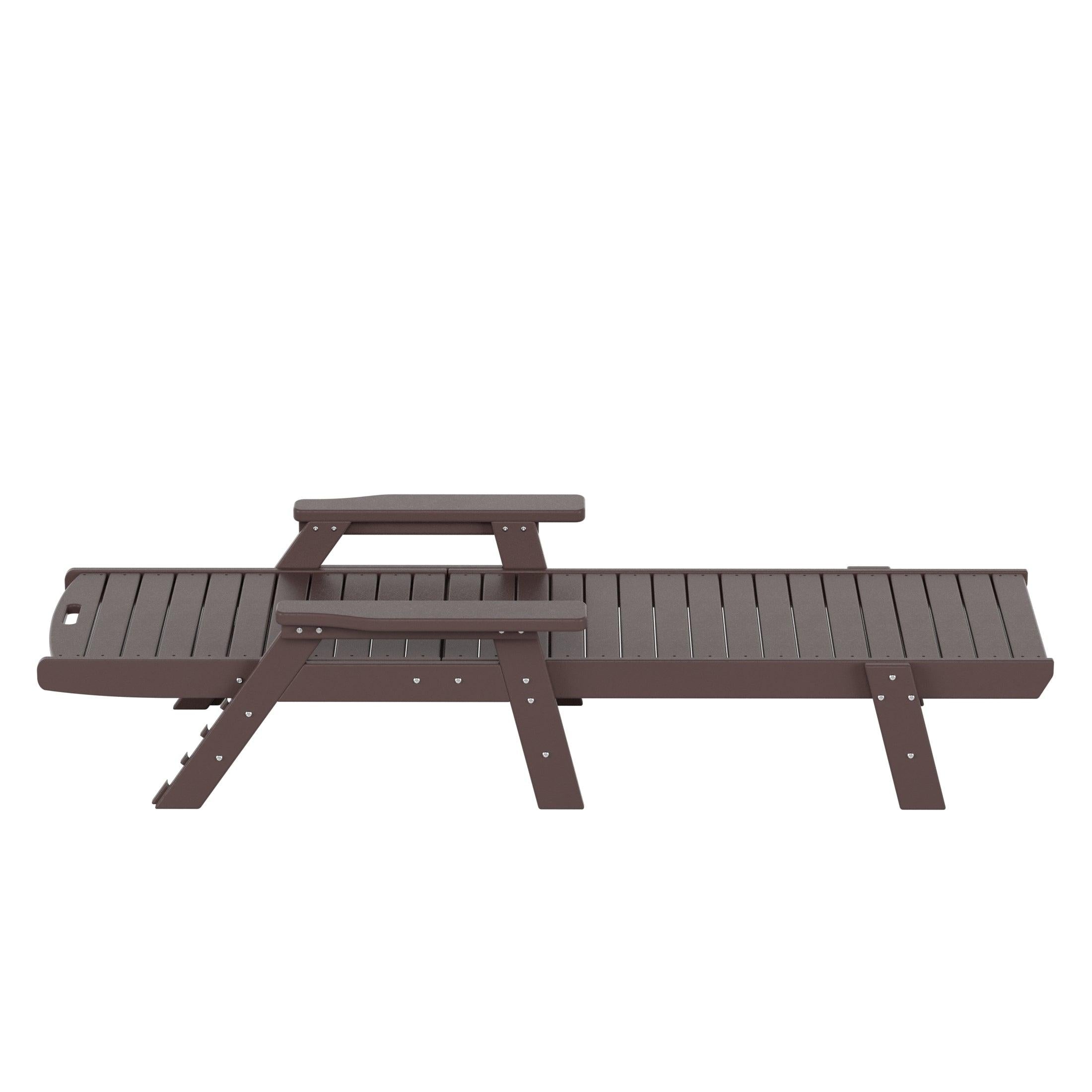 Hampton Classic Adirondack Plastic Outdoor Chaise Lounges (Set of 2) - Costaelm