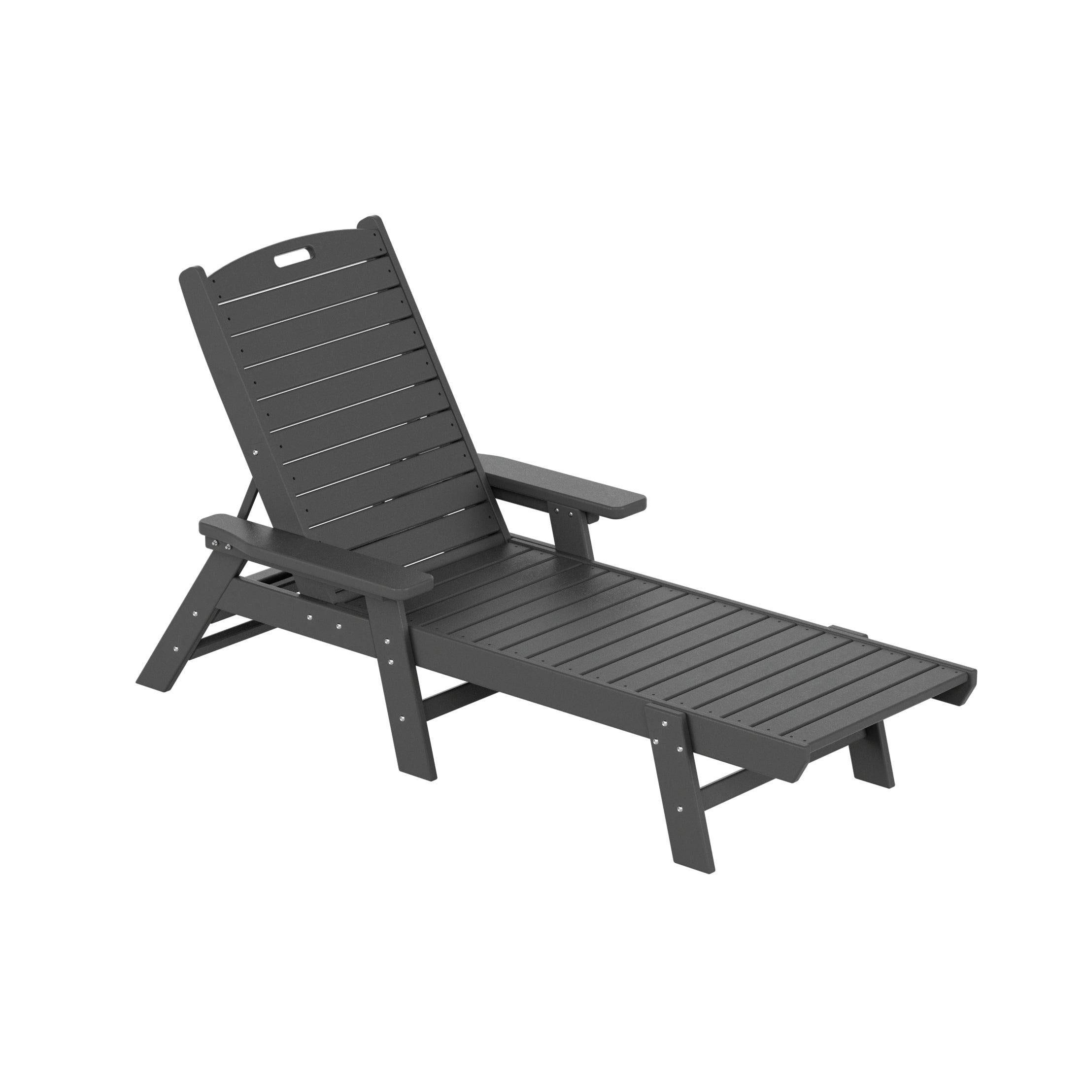 Hampton Classic Adirondack Plastic Outdoor Chaise Lounges (Set of 2) - Costaelm