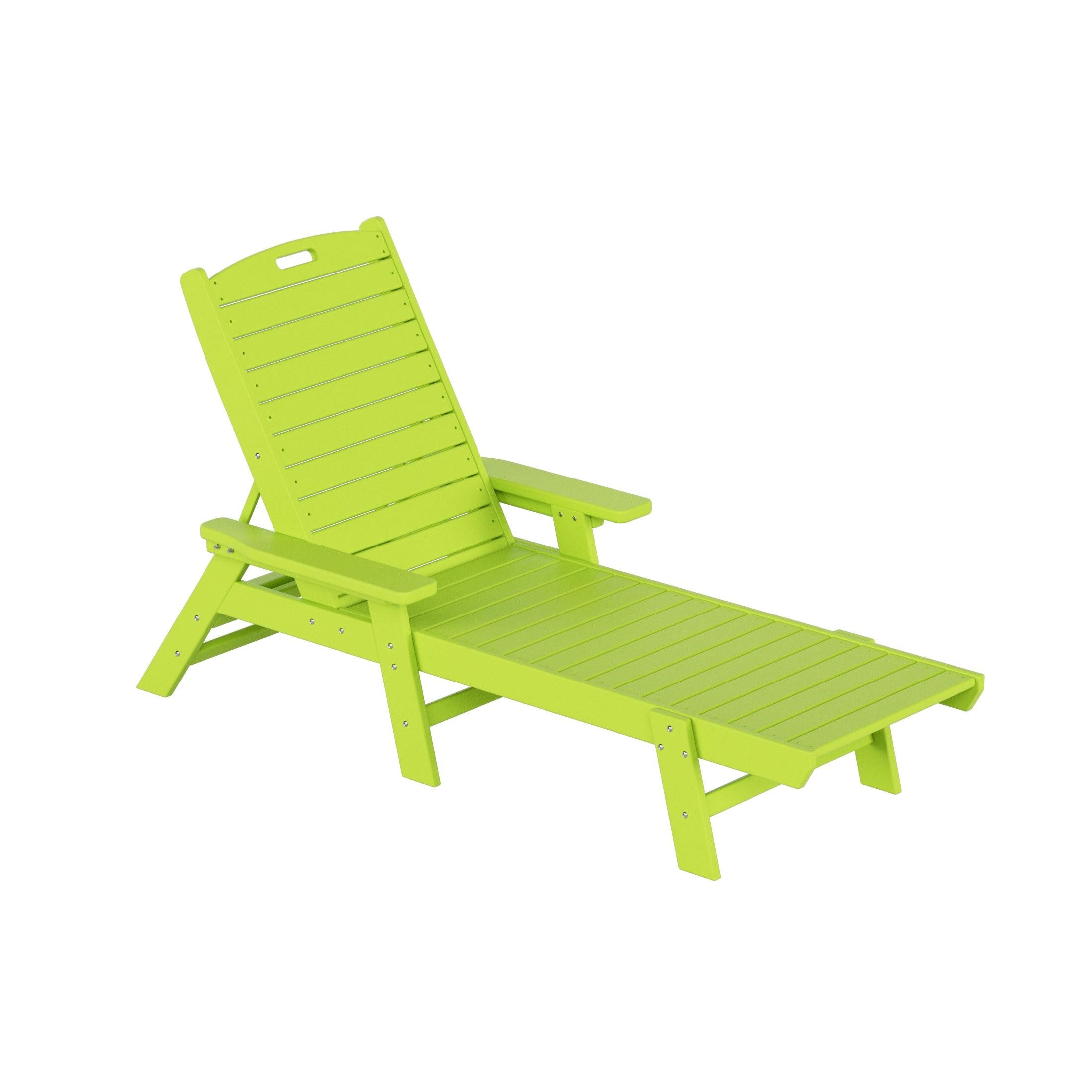 Hampton Classic Adirondack Plastic Outdoor Chaise Lounges (Set of 2) - Costaelm