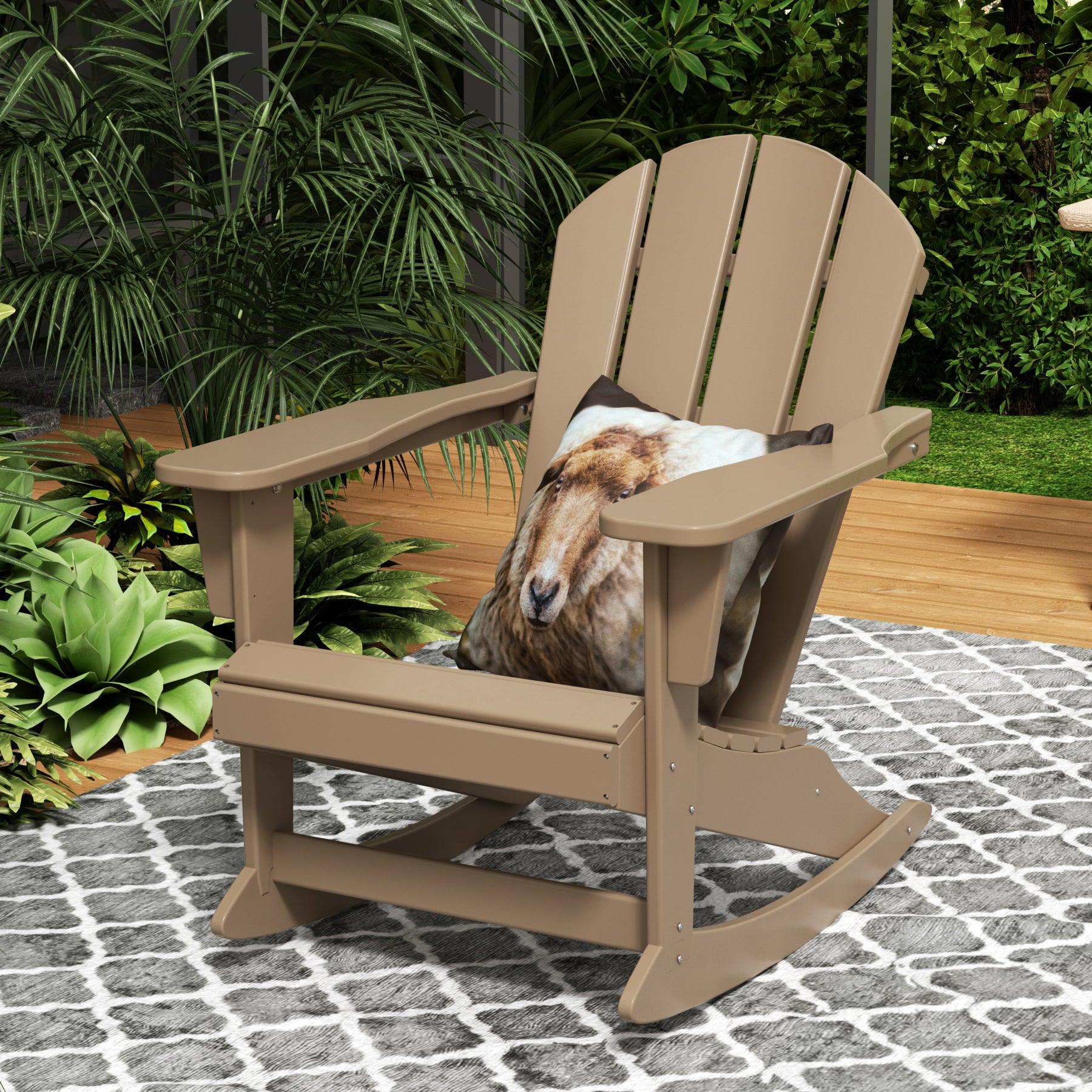 Paradise Adirondack Outdoor Patio Rocking Chair - Costaelm