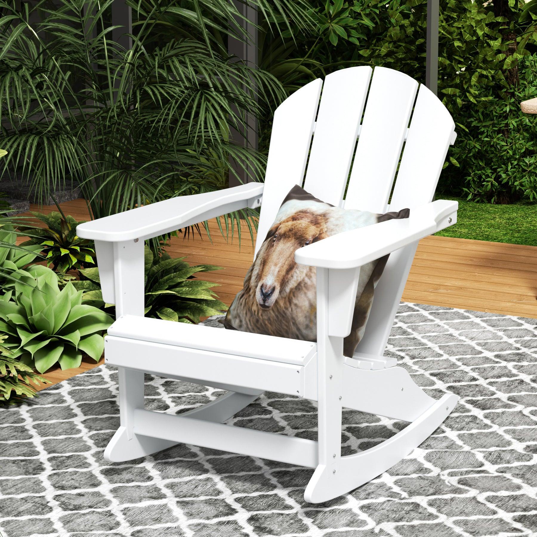 Paradise Adirondack Outdoor Patio Rocking Chair - Costaelm