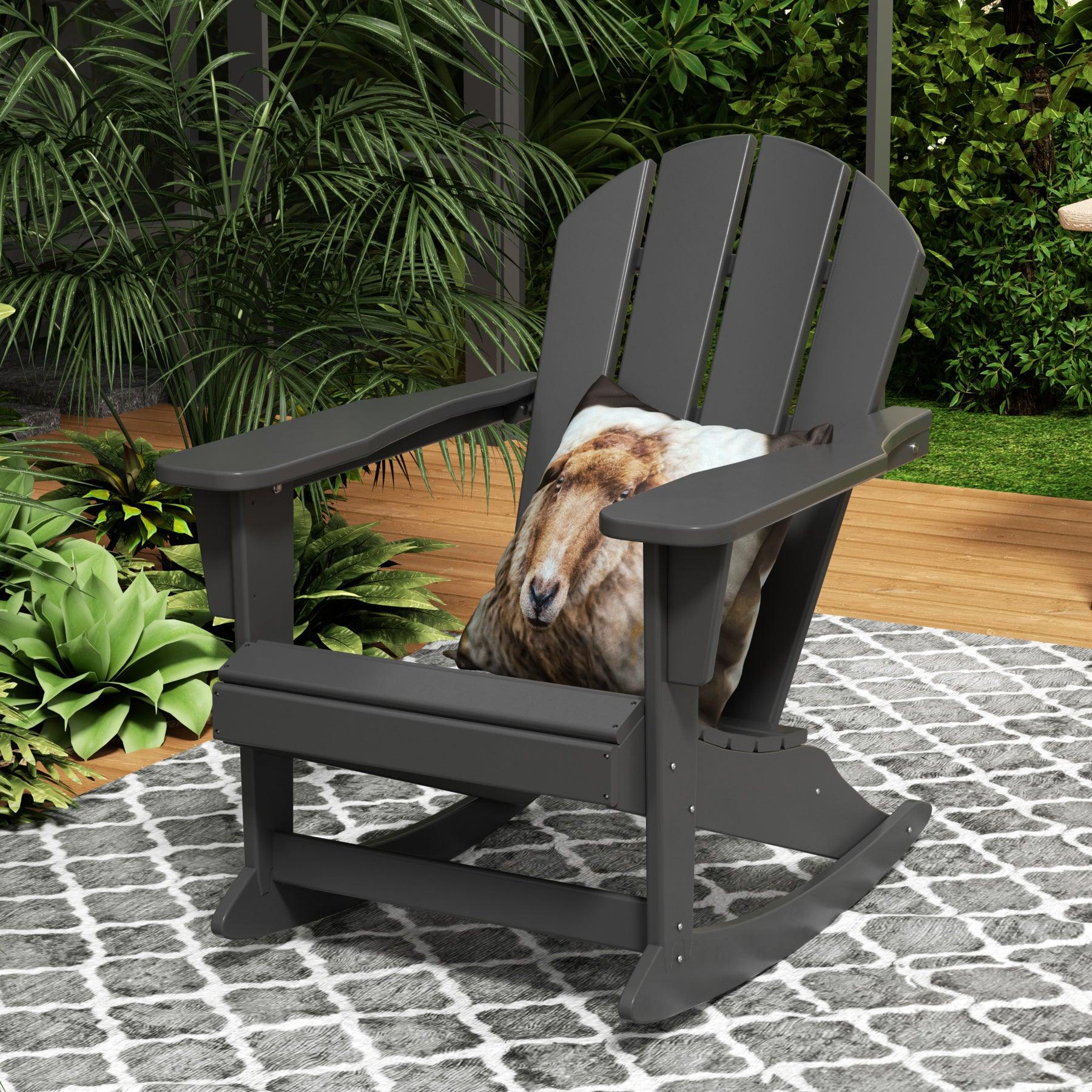 Paradise Adirondack Outdoor Patio Rocking Chair - Costaelm