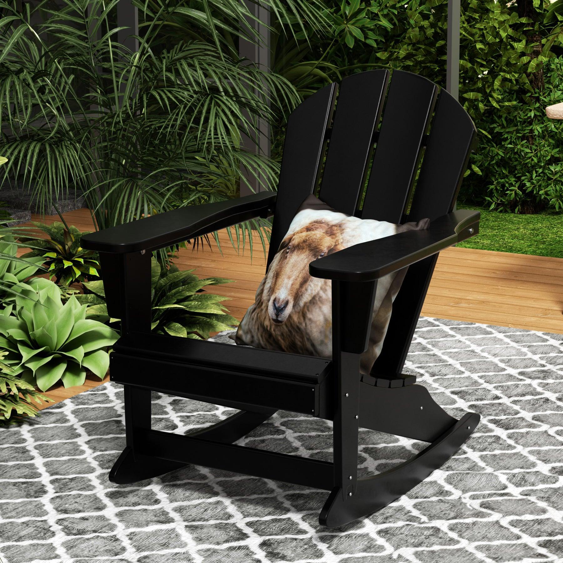 Paradise Adirondack Outdoor Patio Rocking Chair - Costaelm